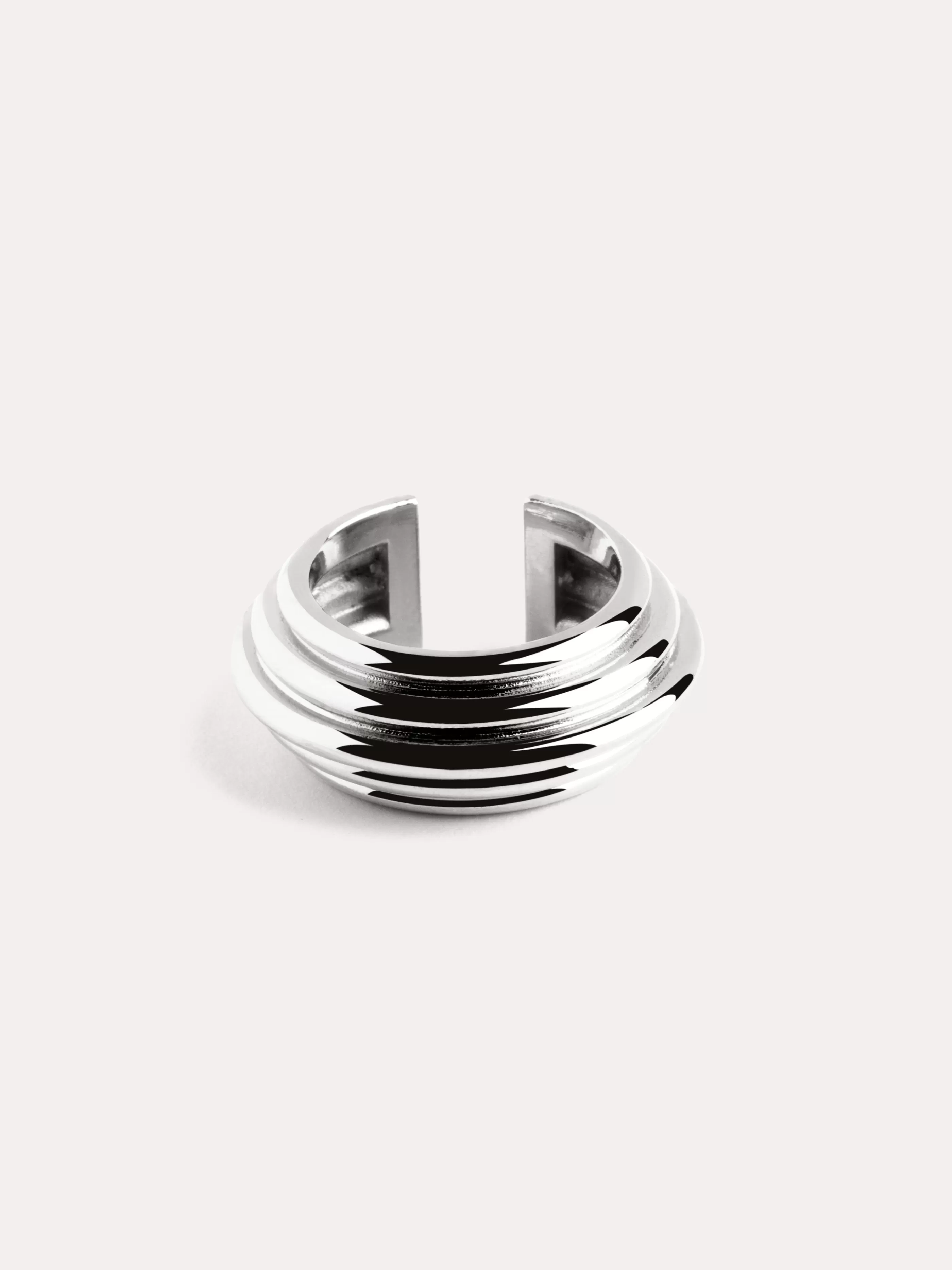 SINGULARU Anillo Line Pyramid- Anillos Con Talla