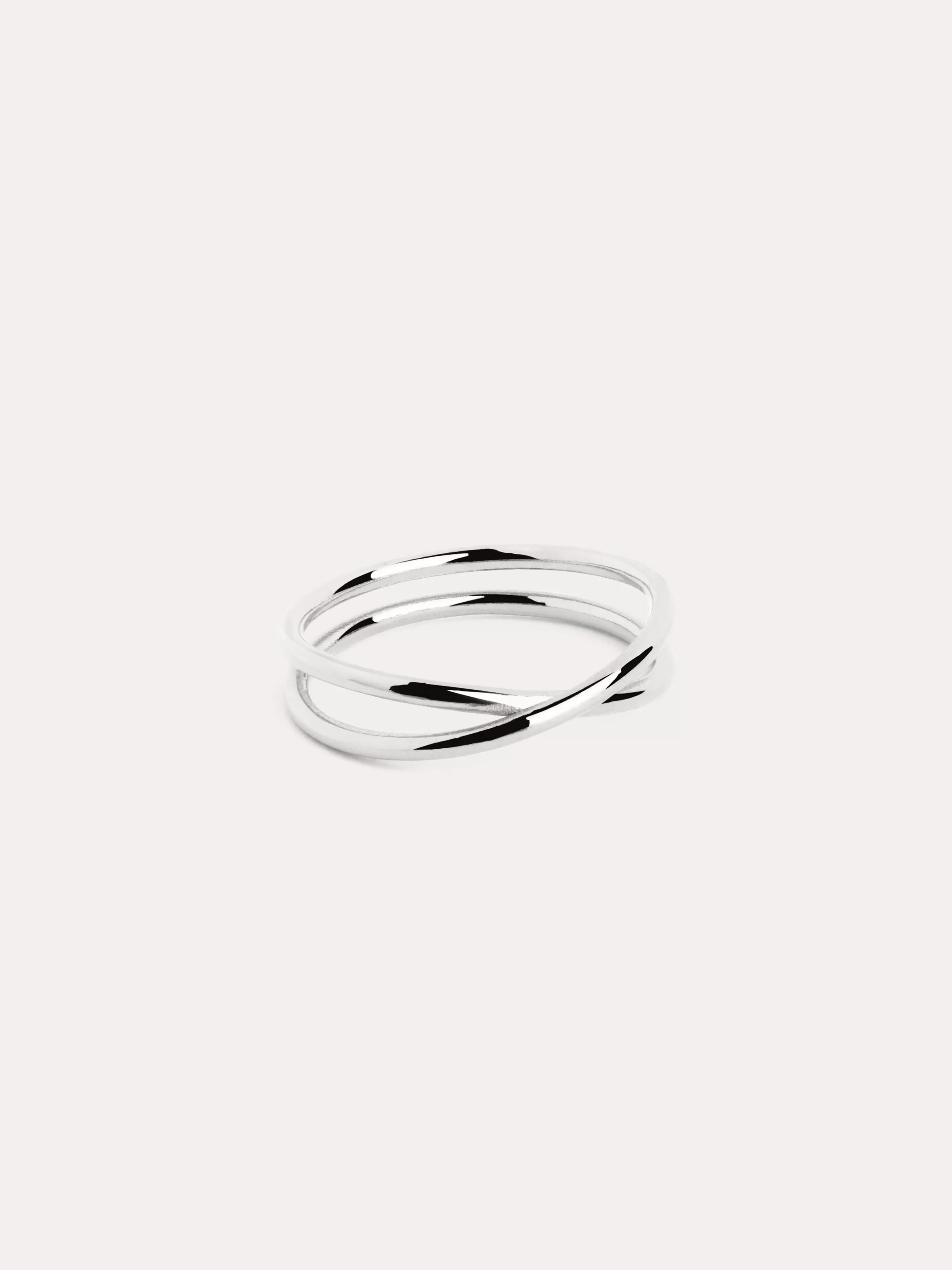 SINGULARU Anillo Midi Cross Plata- Anillos Minimal