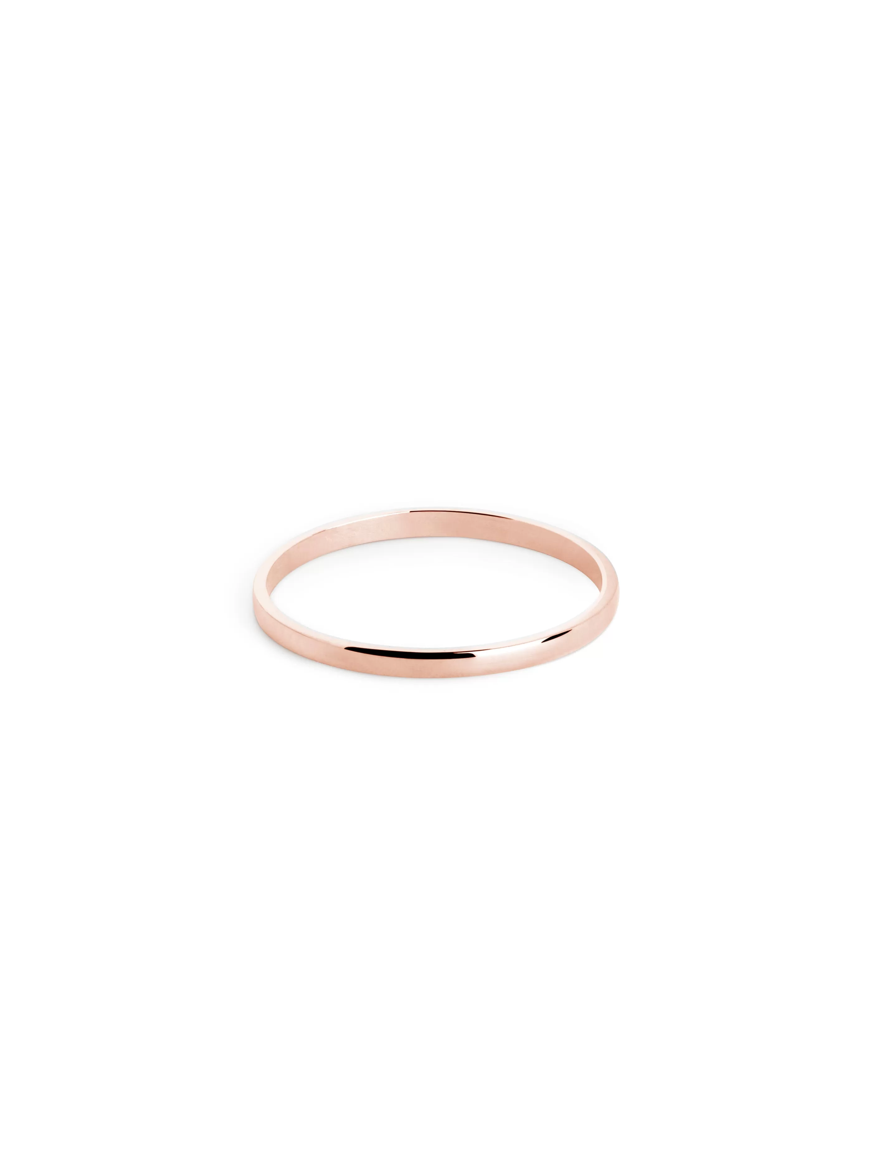 SINGULARU Anillo Midi Ring Plata Bano Oro Rosa- Anillos Con Talla