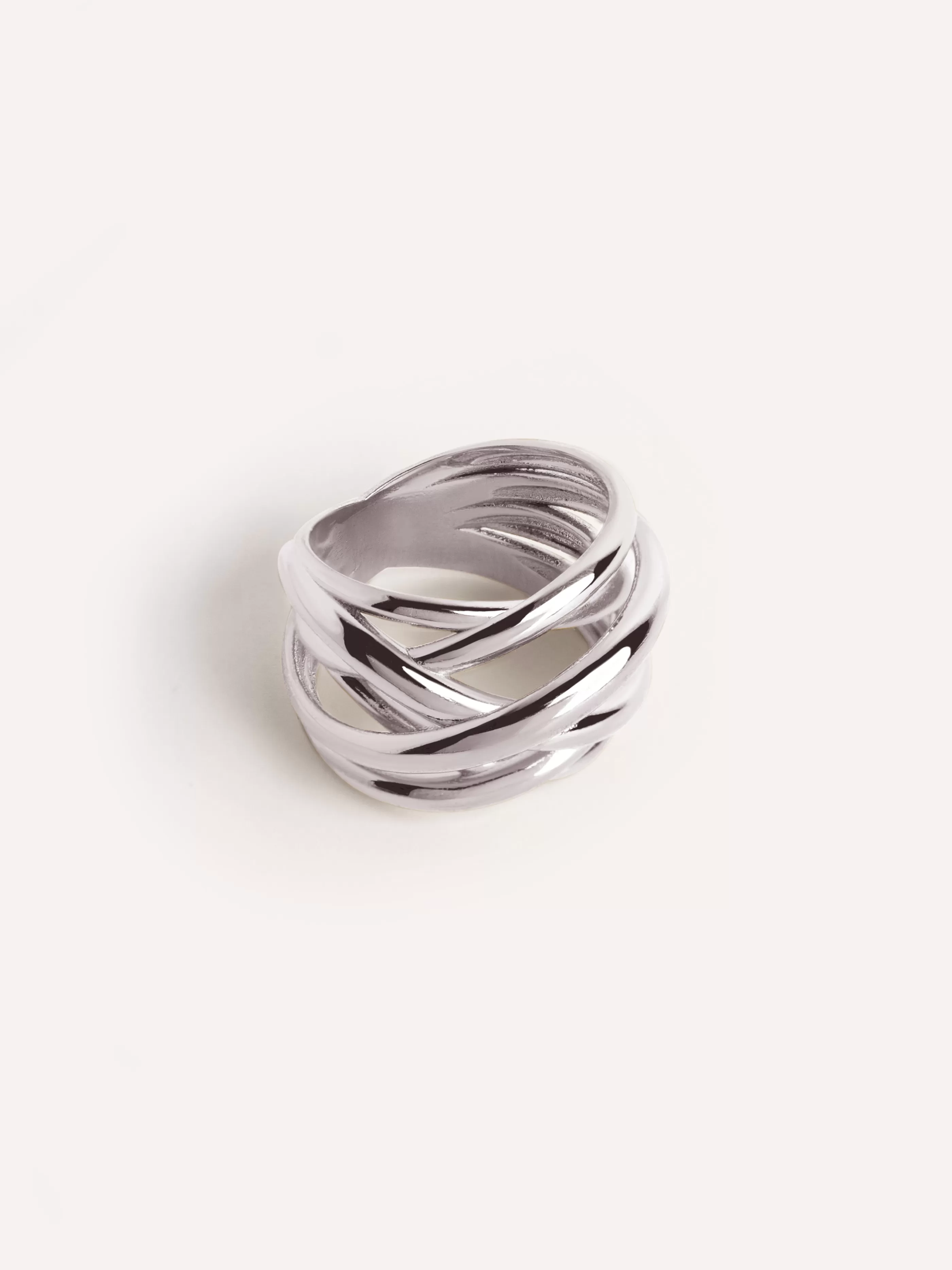 SINGULARU Anillo Triple Cross- Anillos Con Talla
