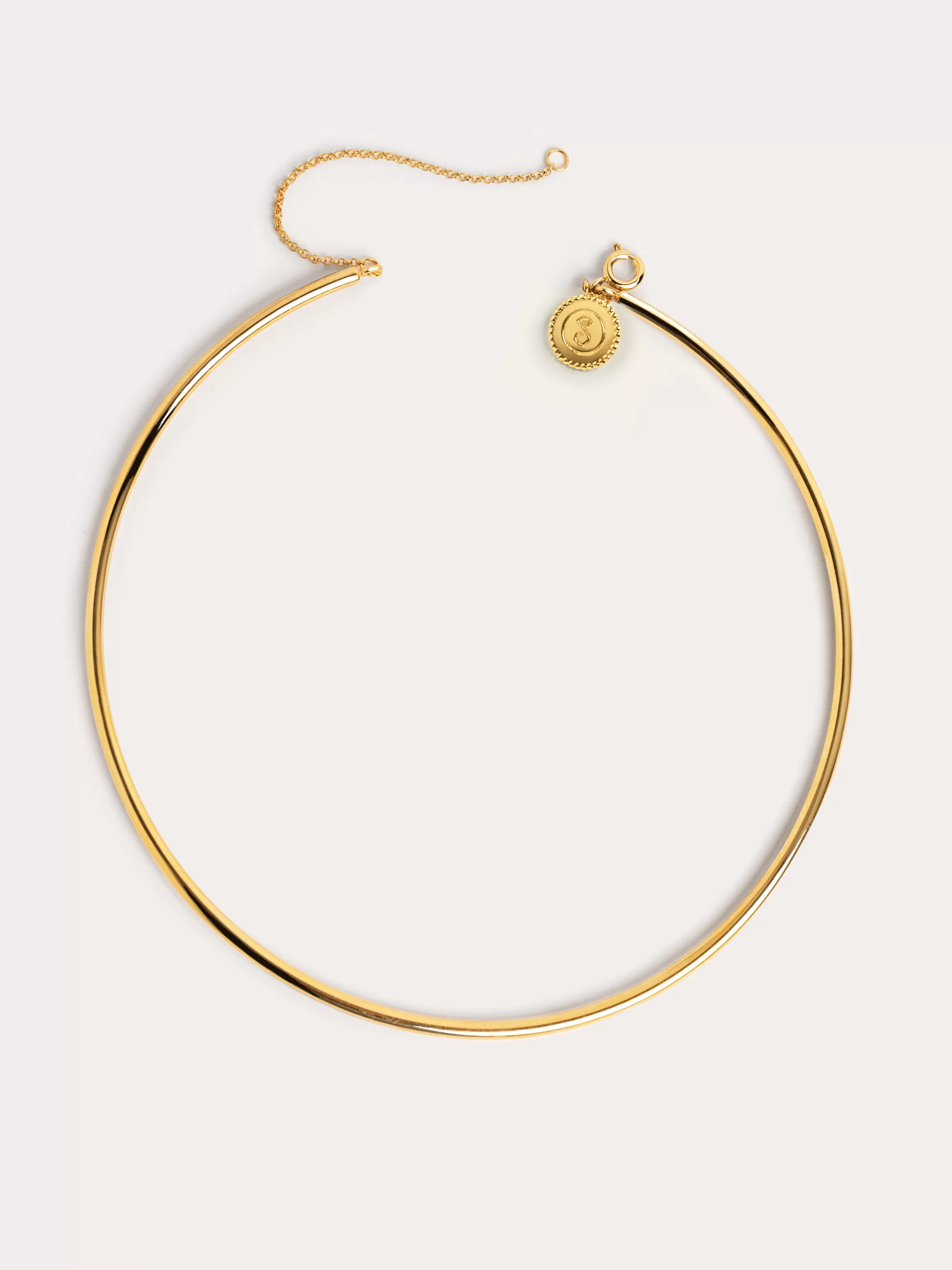 SINGULARU Choker Line Chain Bano Oro- Chokers Y Gargantillas