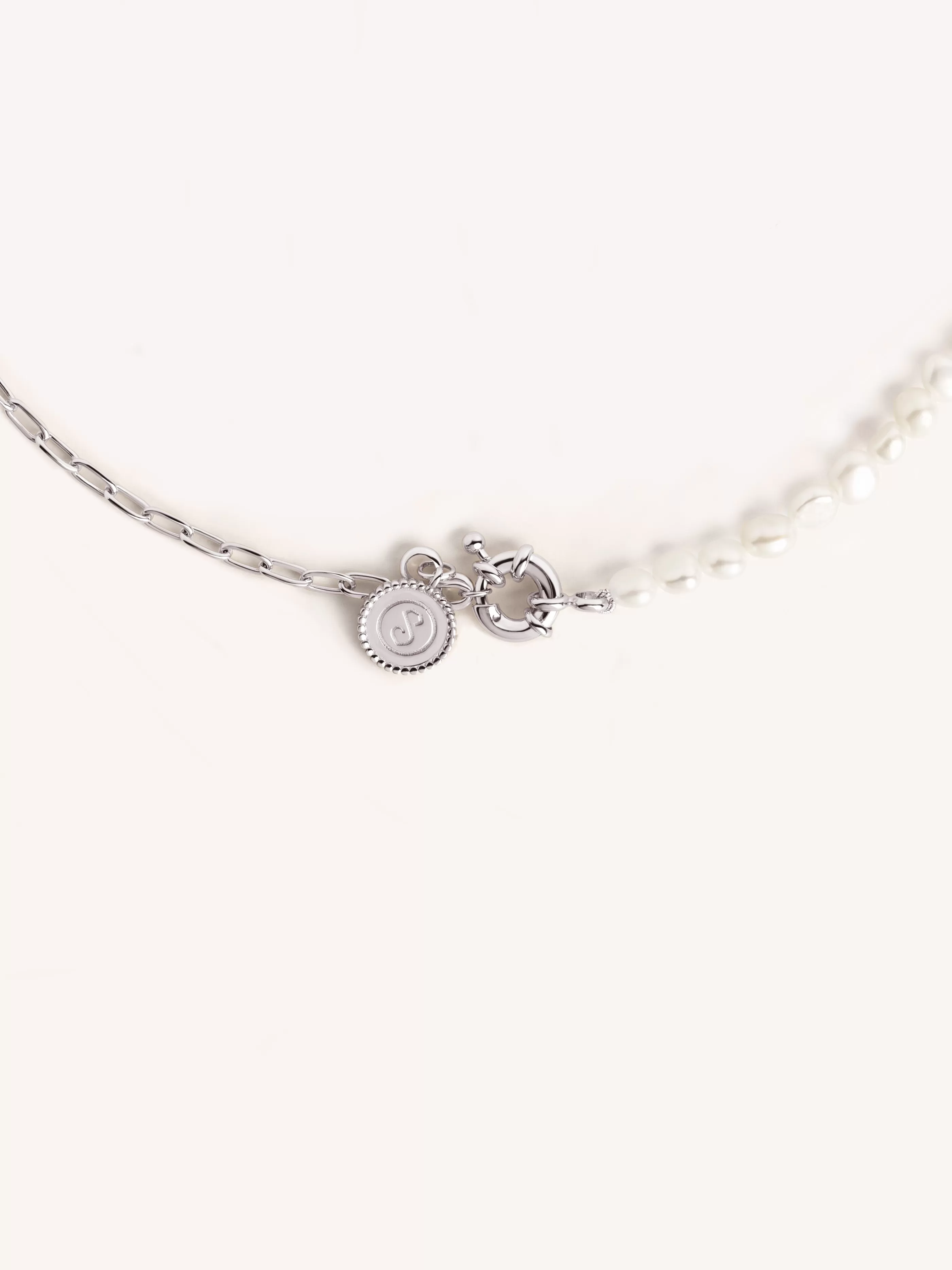 SINGULARU Collar Chic Pearl- Collares Con Perlas
