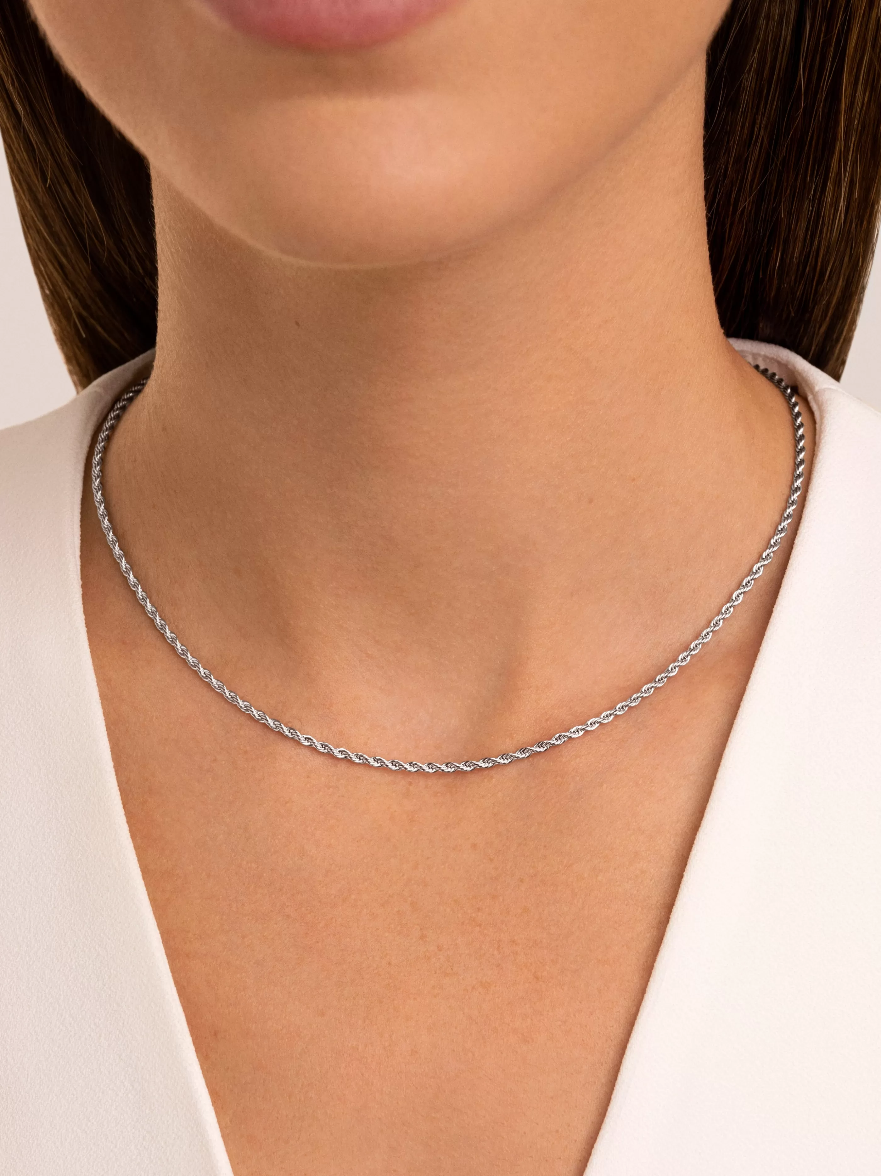 SINGULARU Collar Cord Acero- Cadenas