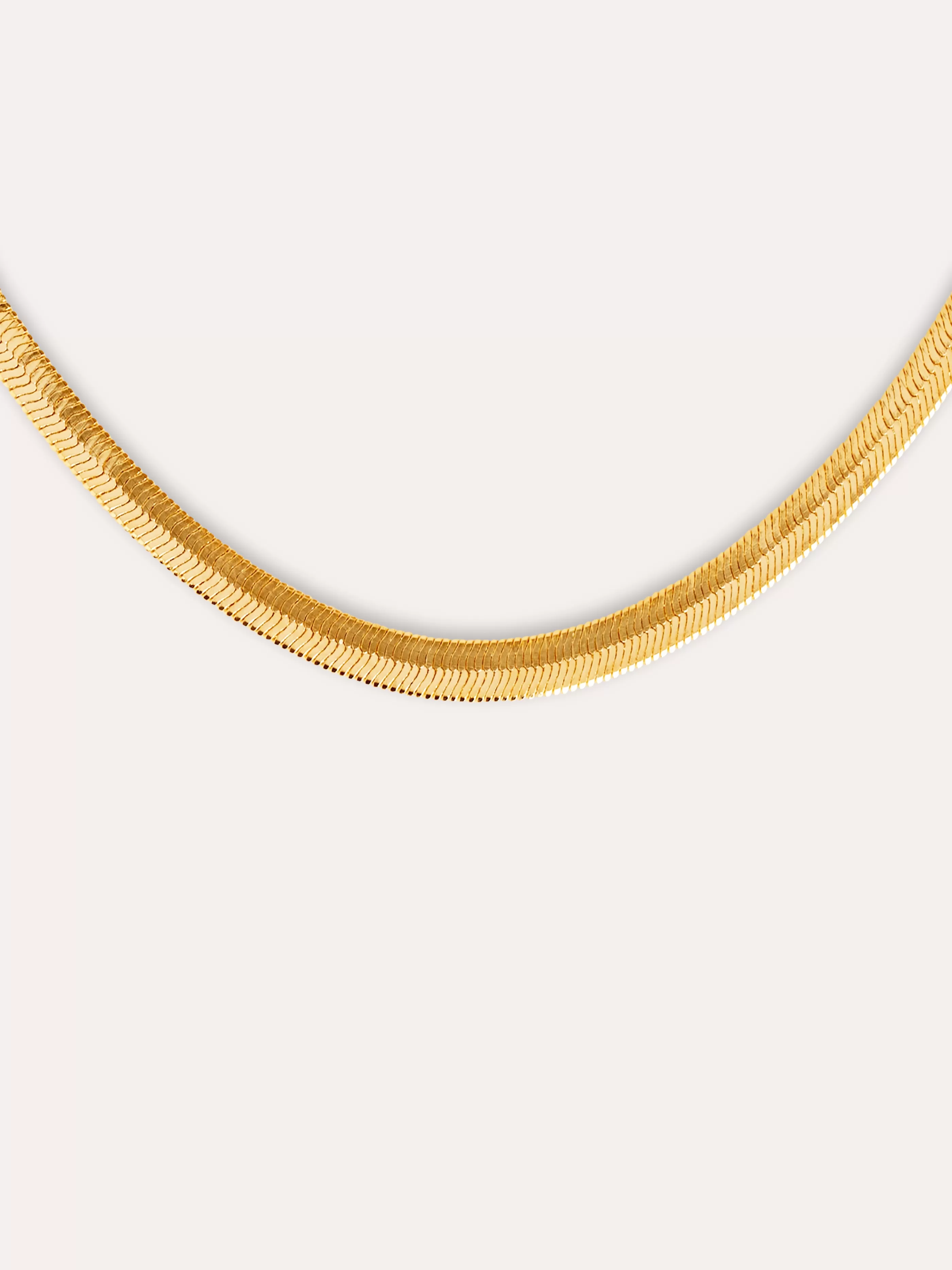 SINGULARU Collar Lisse S Bano Oro- Cadenas