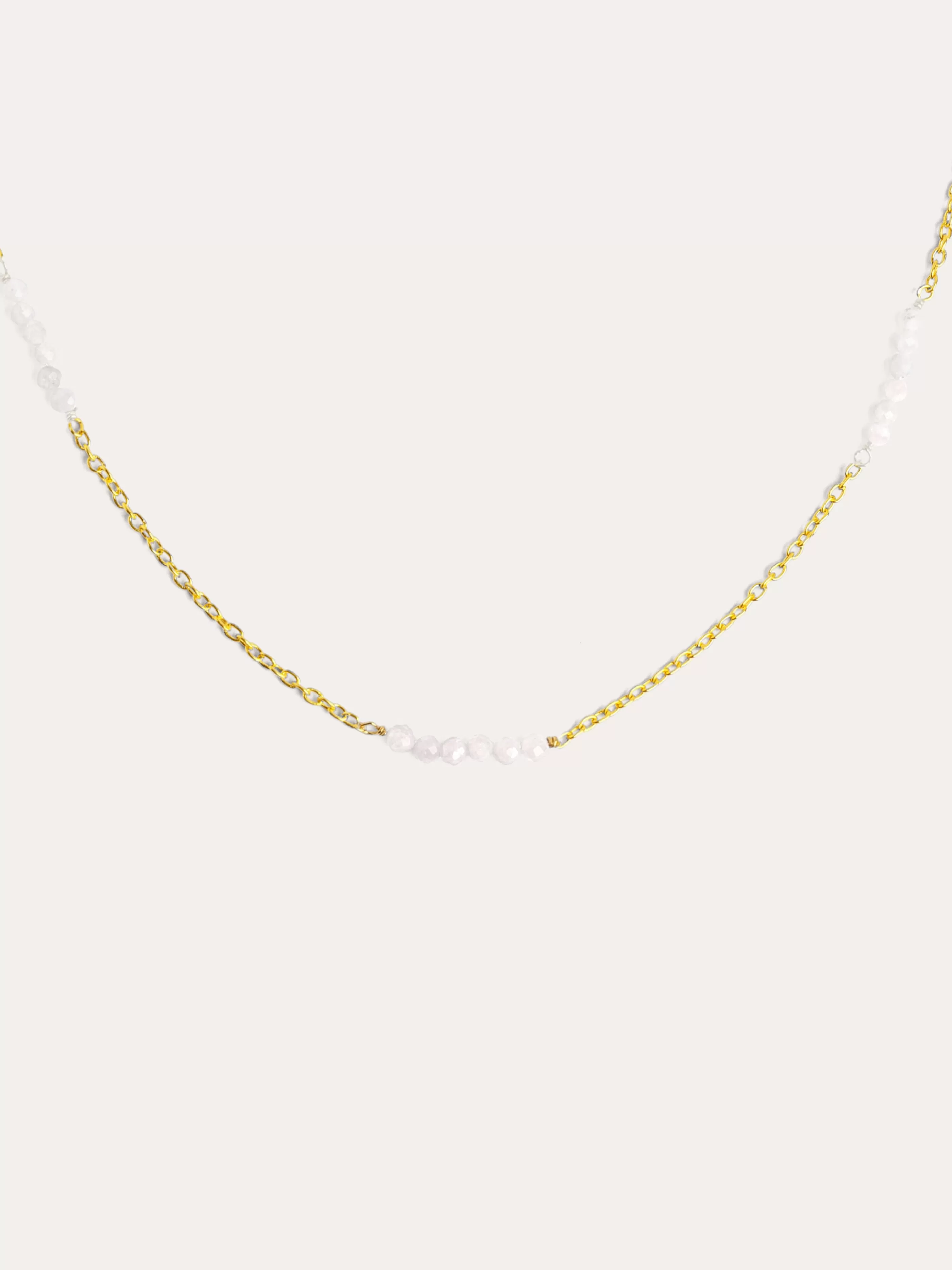 SINGULARU Collar Marea Saline Plata Bano Oro- Collares De Colores