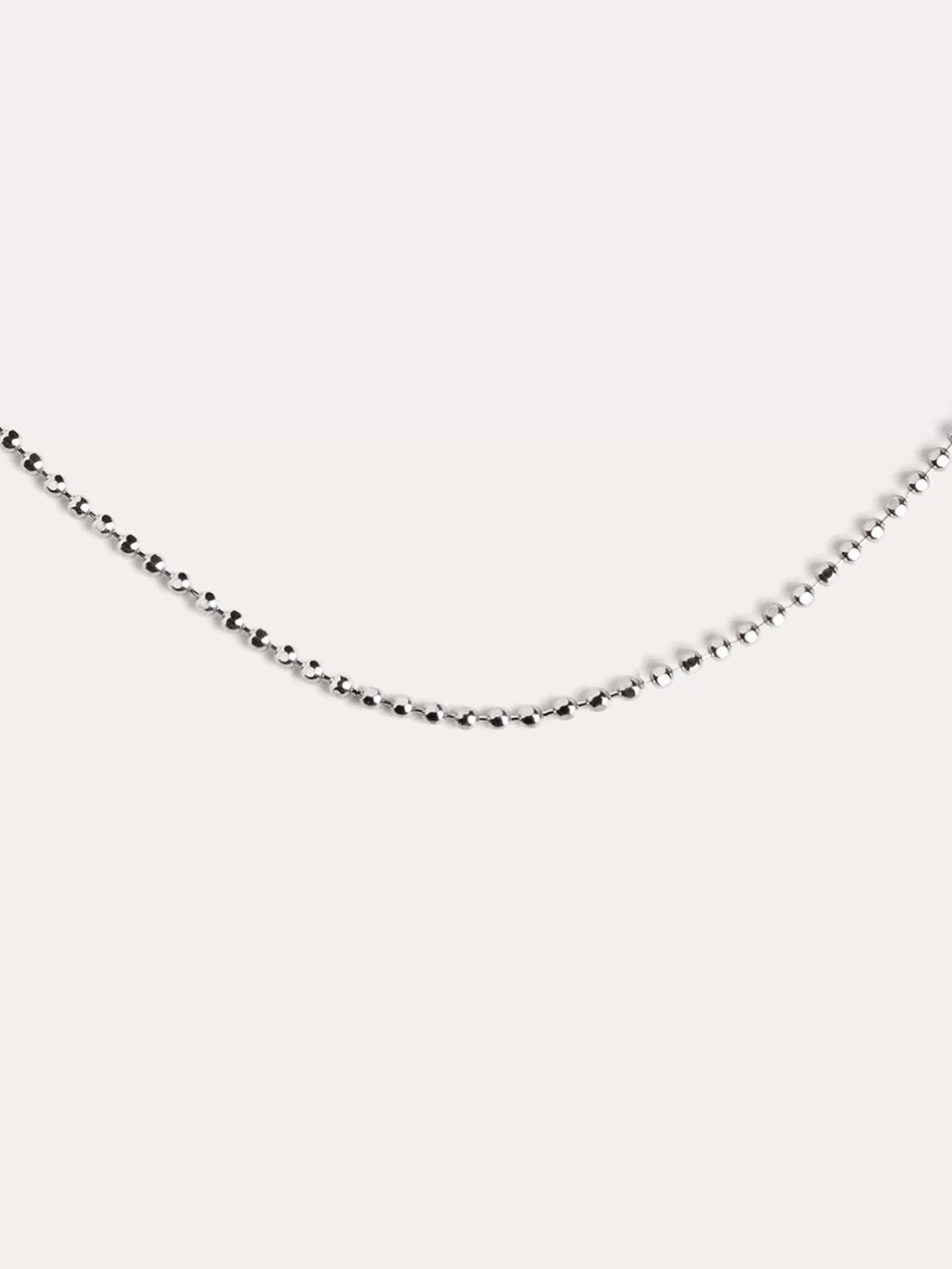SINGULARU Collar Mini Pebbles Plata- Cadenas