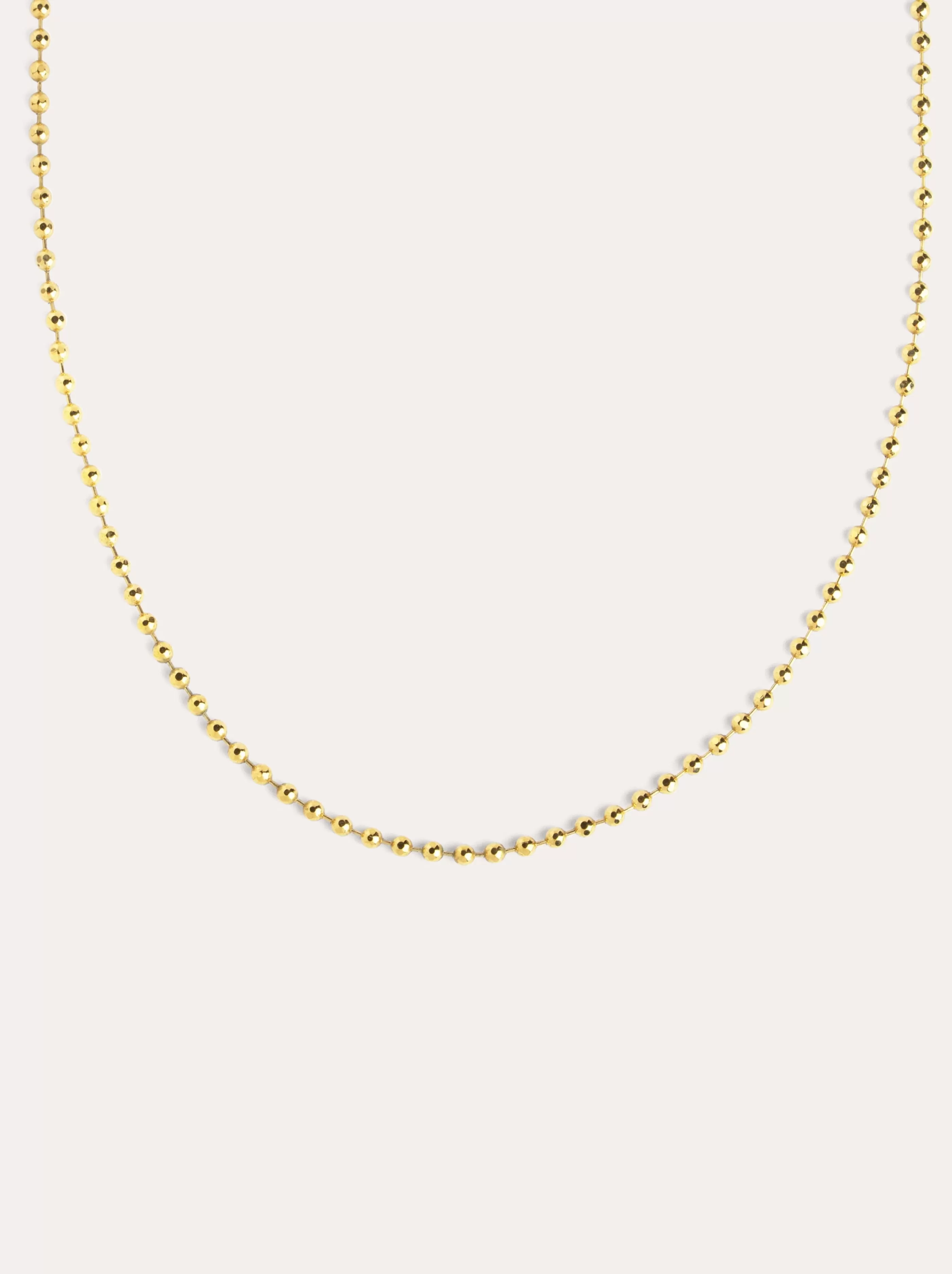 SINGULARU Collar Pebbles Bano Oro- Cadenas