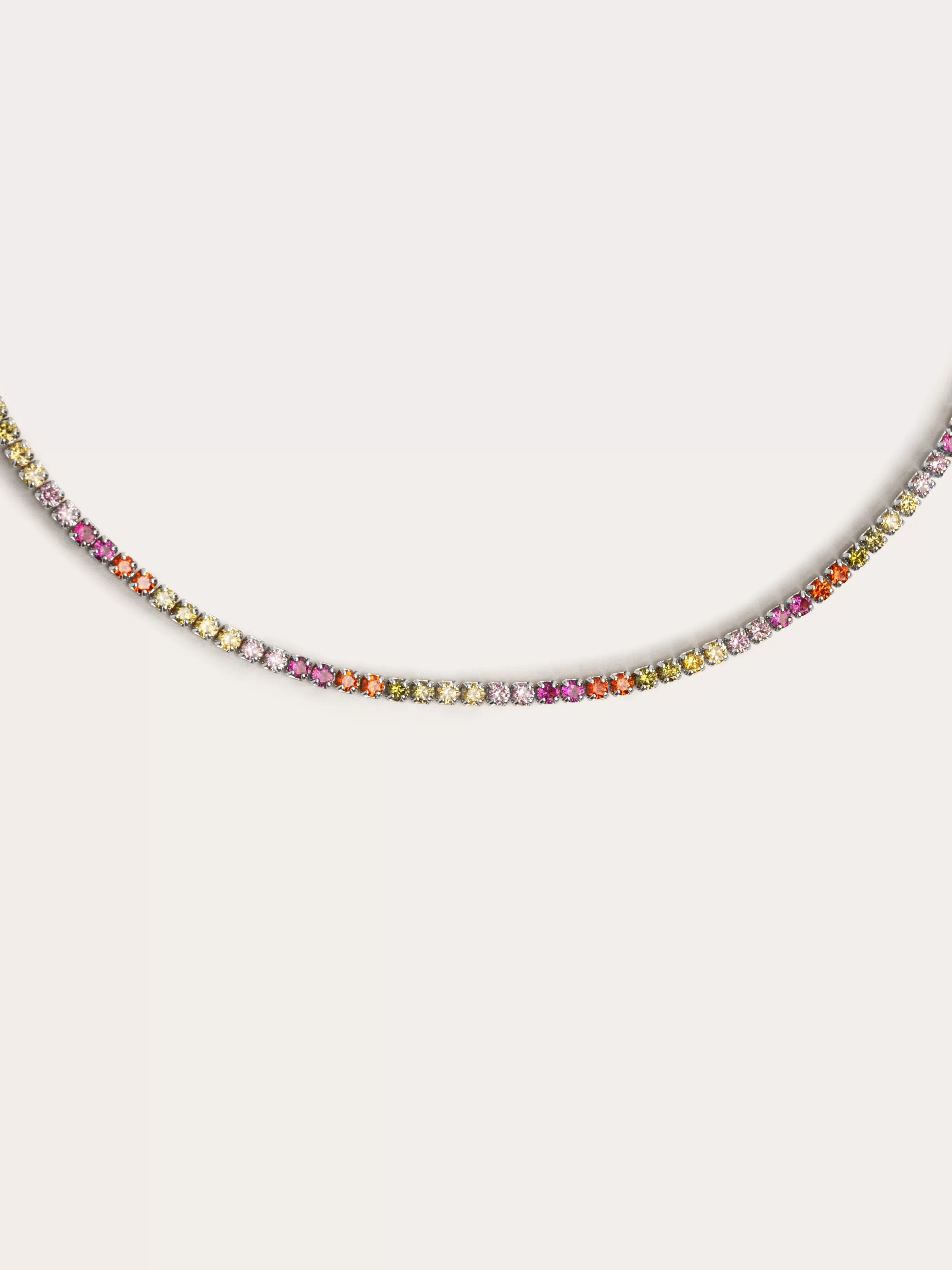 SINGULARU Collar Riviere Colors- Collares De Colores