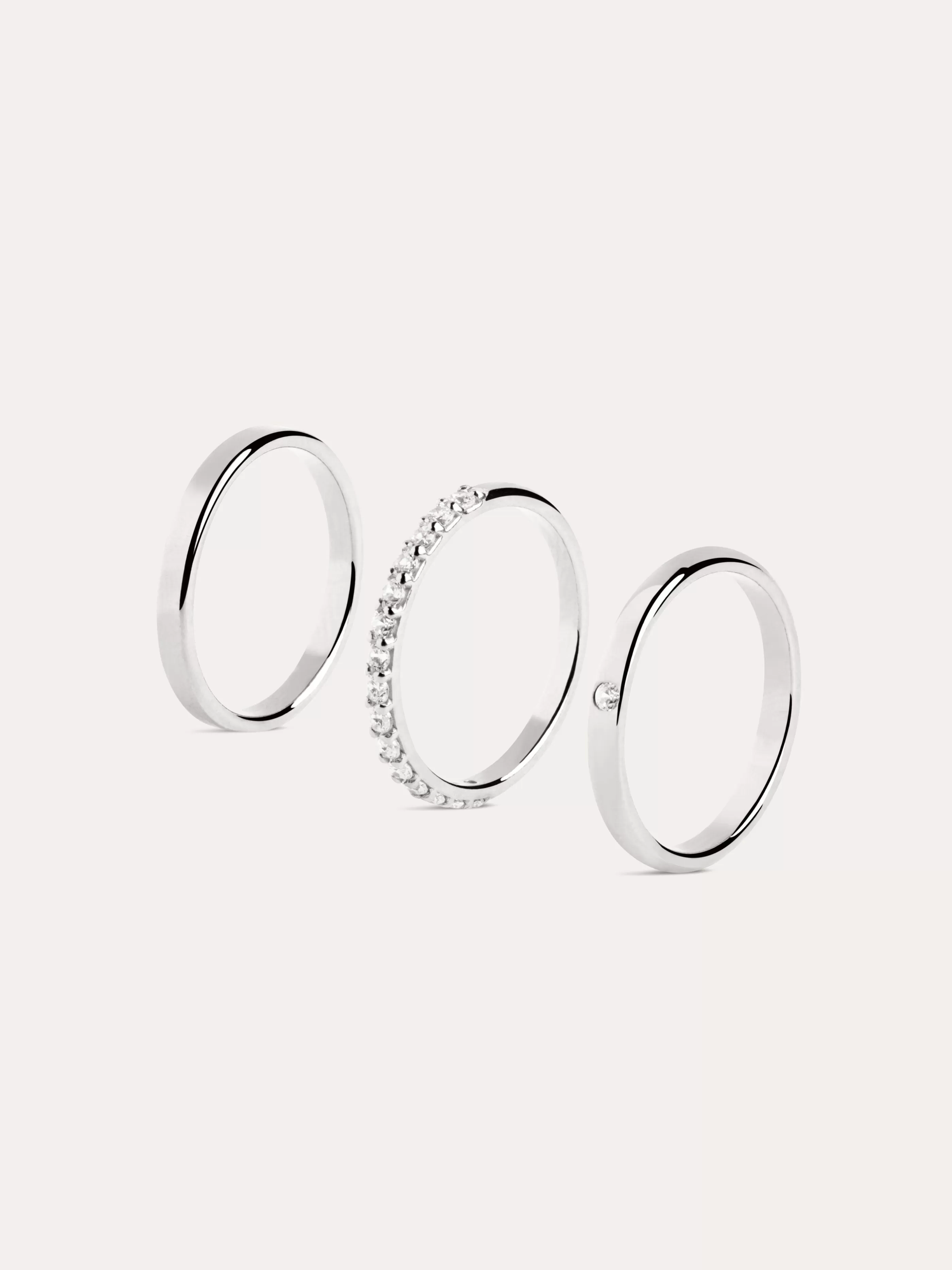 SINGULARU Pack 3 Anillos Choices- Anillos Con Talla