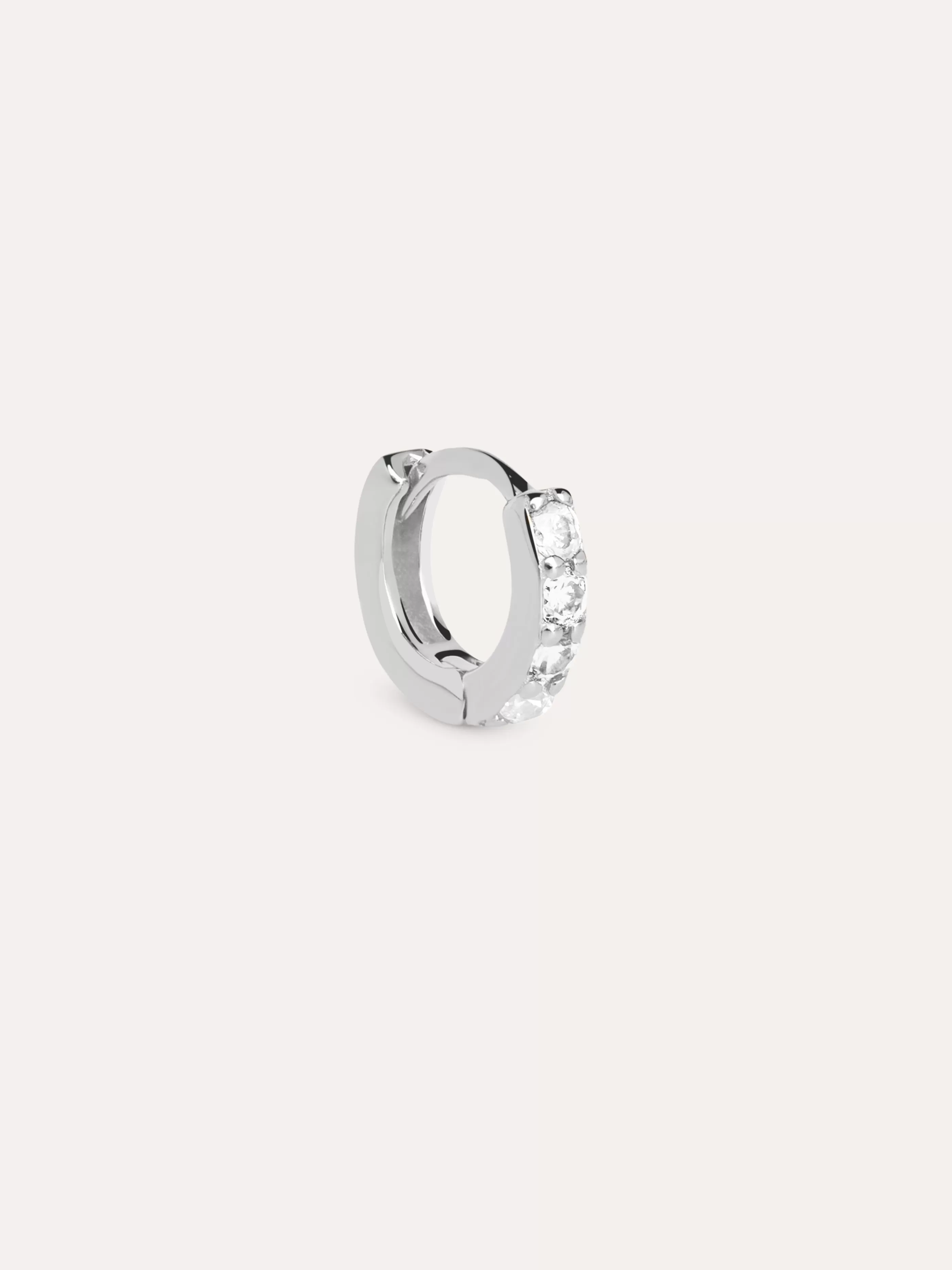 SINGULARU Pendiente Suelto Aro Cleo S Plata- Pendientes Sueltos
