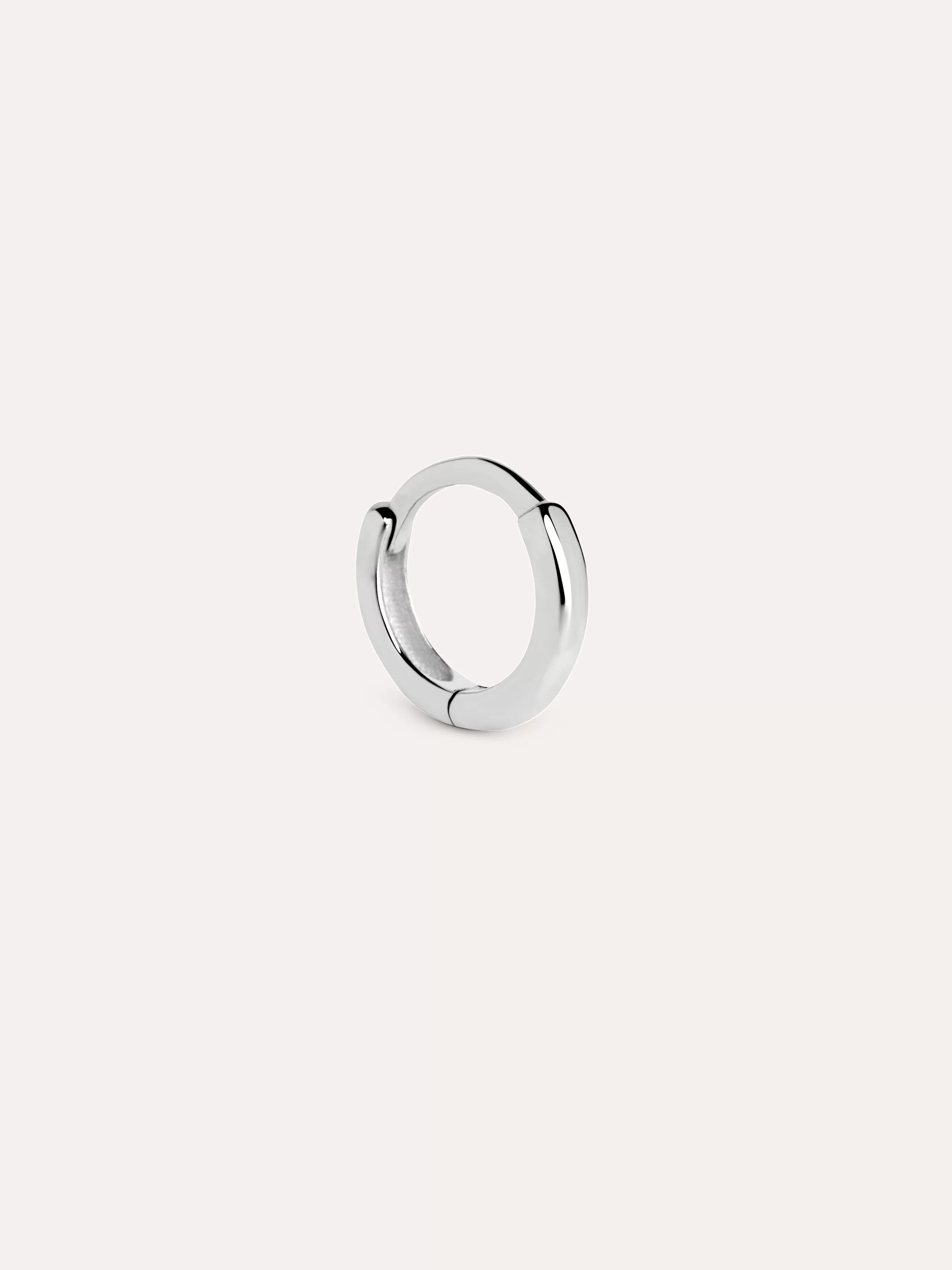 SINGULARU Pendiente Suelto Aro Klein 5 Plata- Pendientes Sueltos