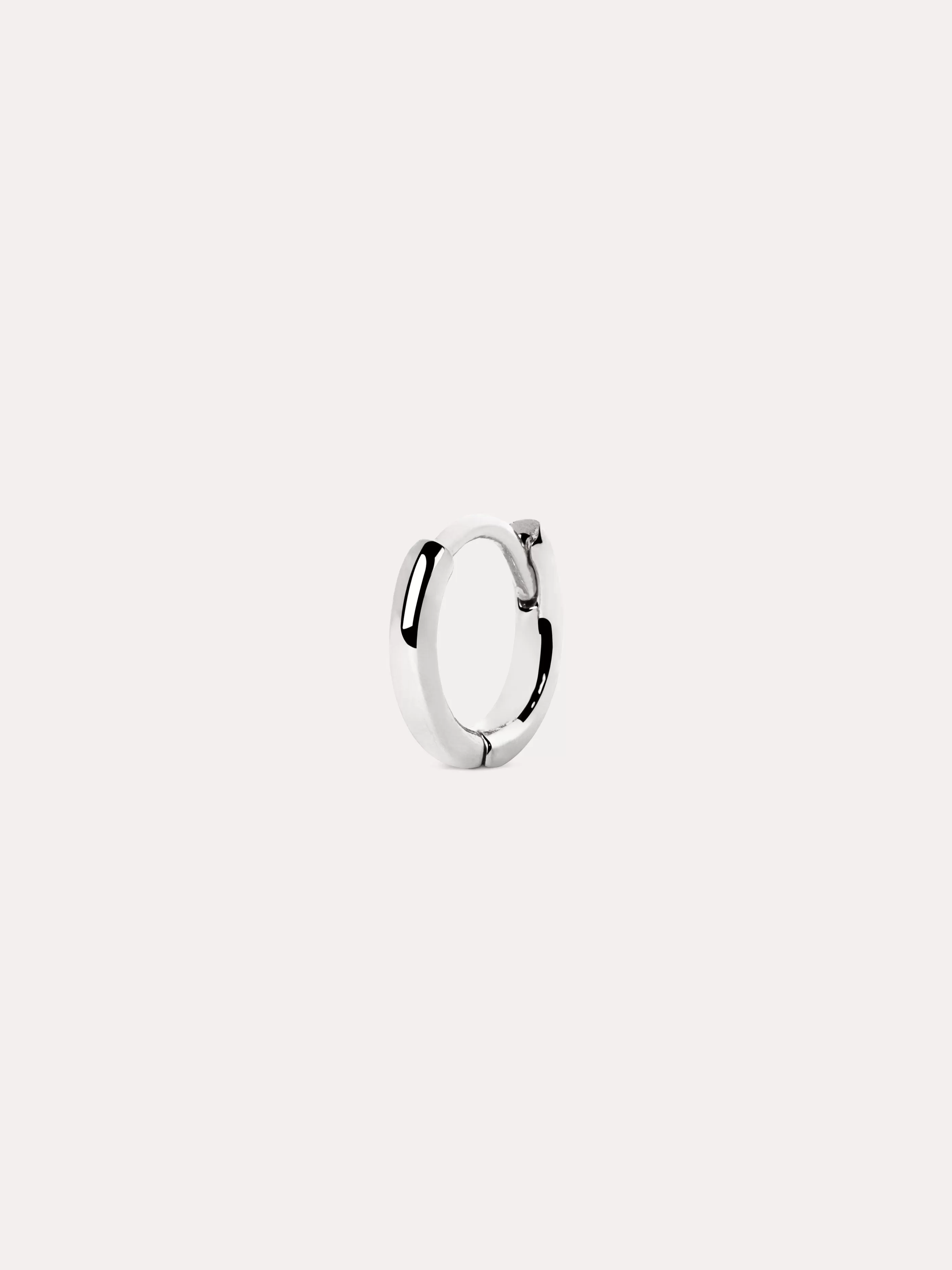 SINGULARU Pendiente Suelto Aro Klein 7 Plata- Pendientes Sueltos