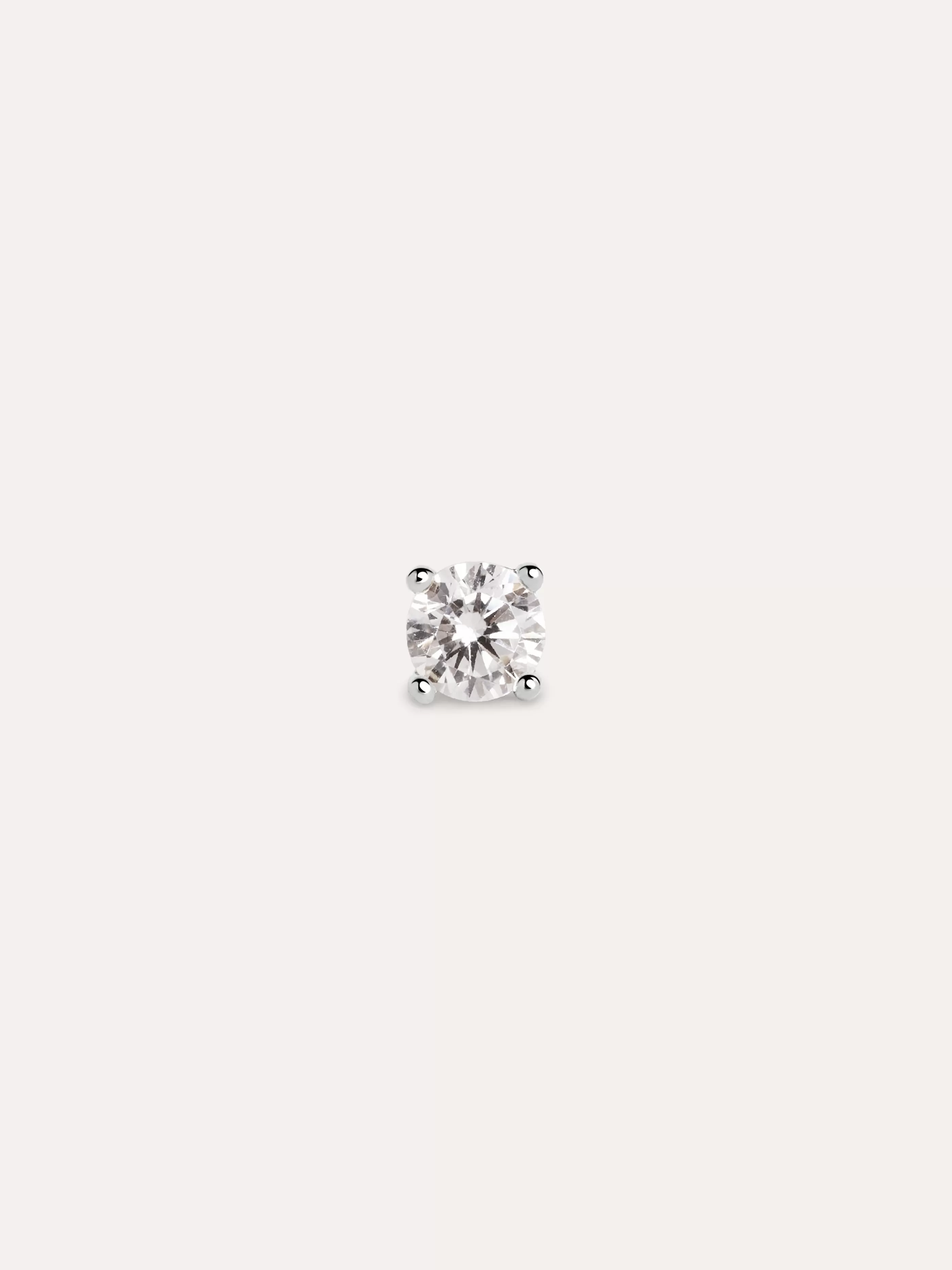 SINGULARU Pendiente Suelto Mini Spark Plata- Pendientes Sueltos
