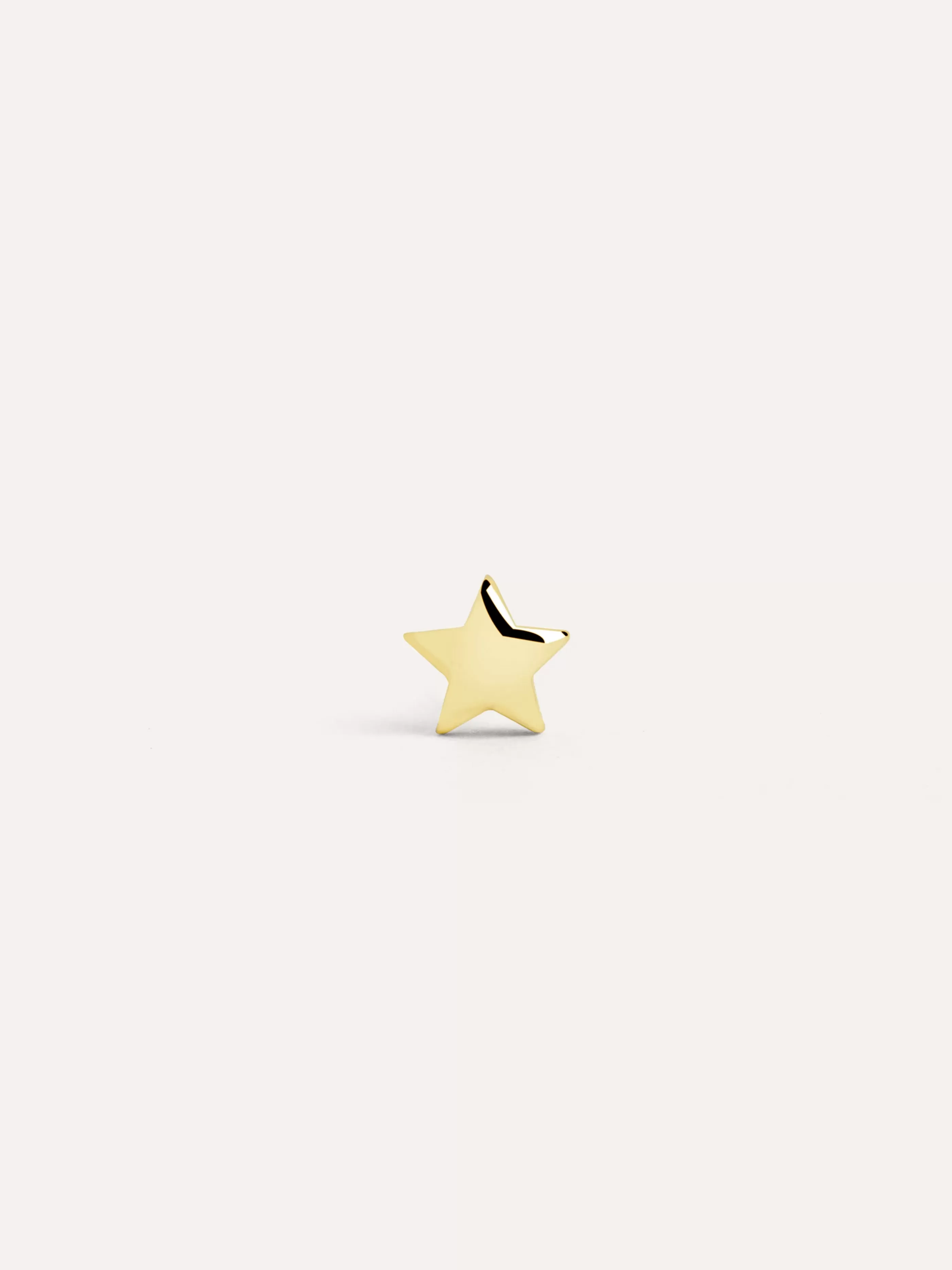 SINGULARU Pendiente Suelto Mini Star Plata Bano Oro- Pendientes Sueltos