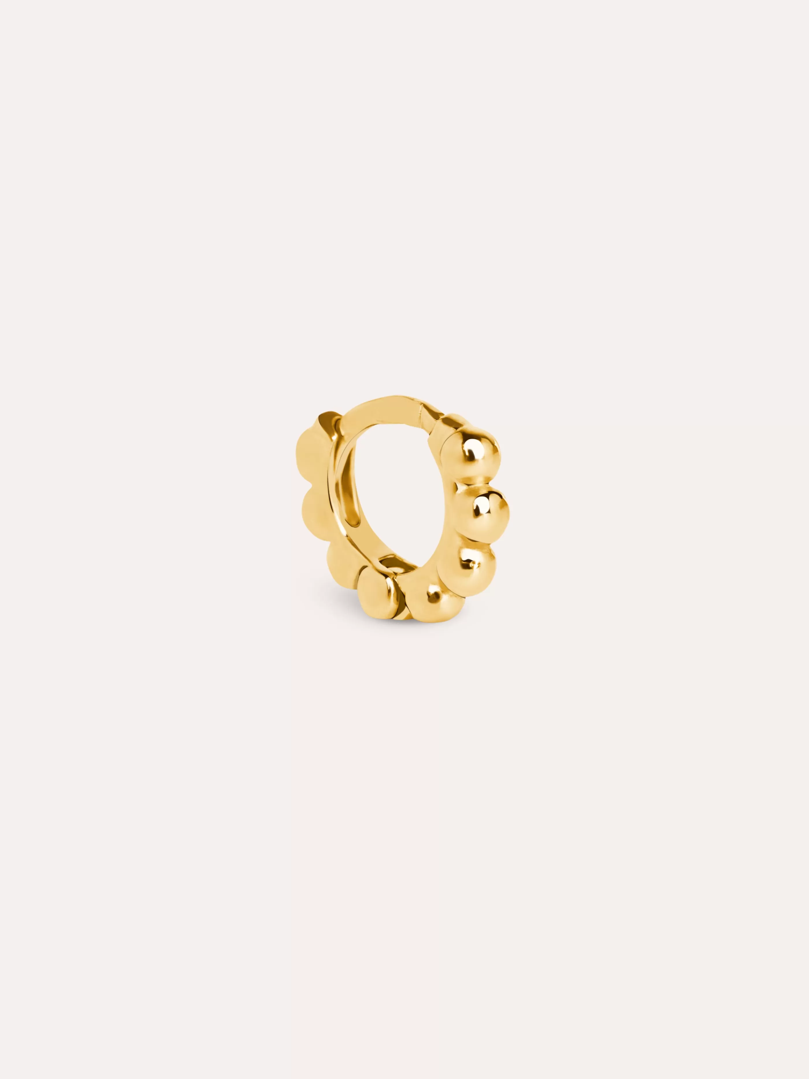 SINGULARU Pendiente Suelto Pebbles Xs Plata Bano Oro- Pendientes Sueltos
