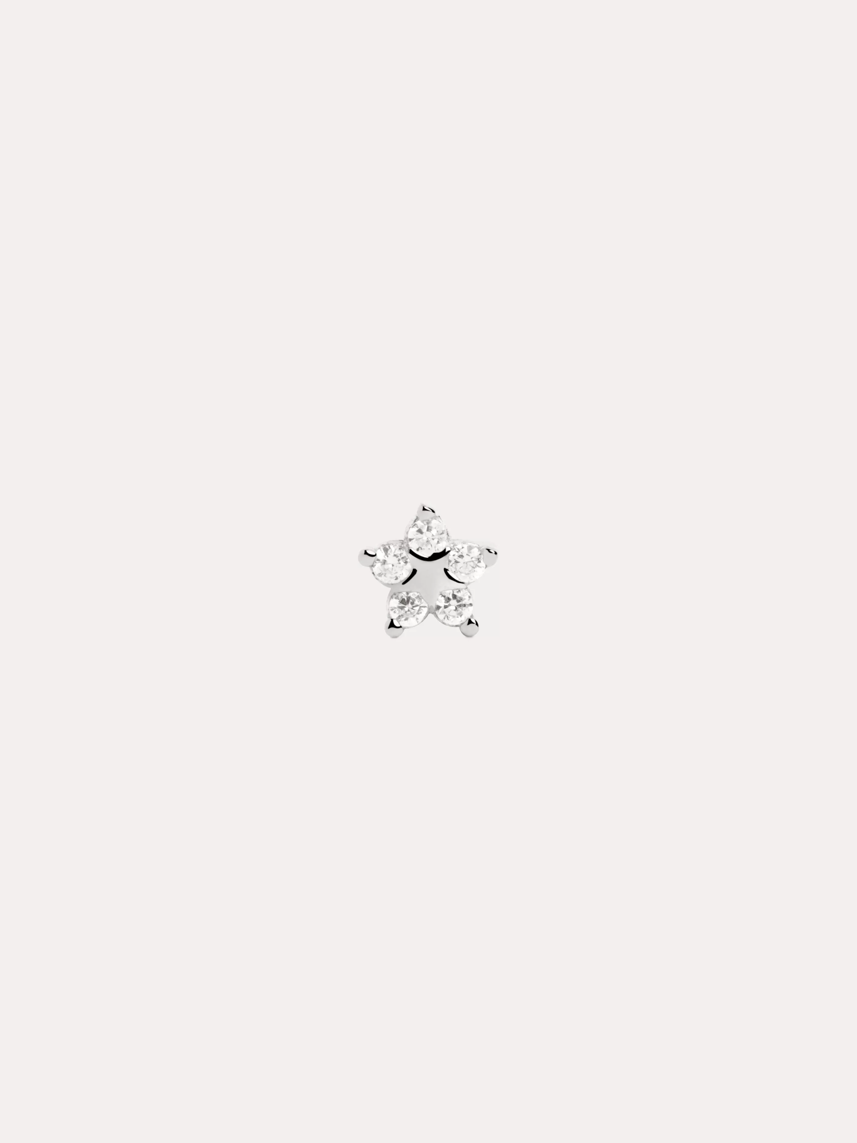 SINGULARU Pendiente Suelto Star Spark Plata- Pendientes Sueltos
