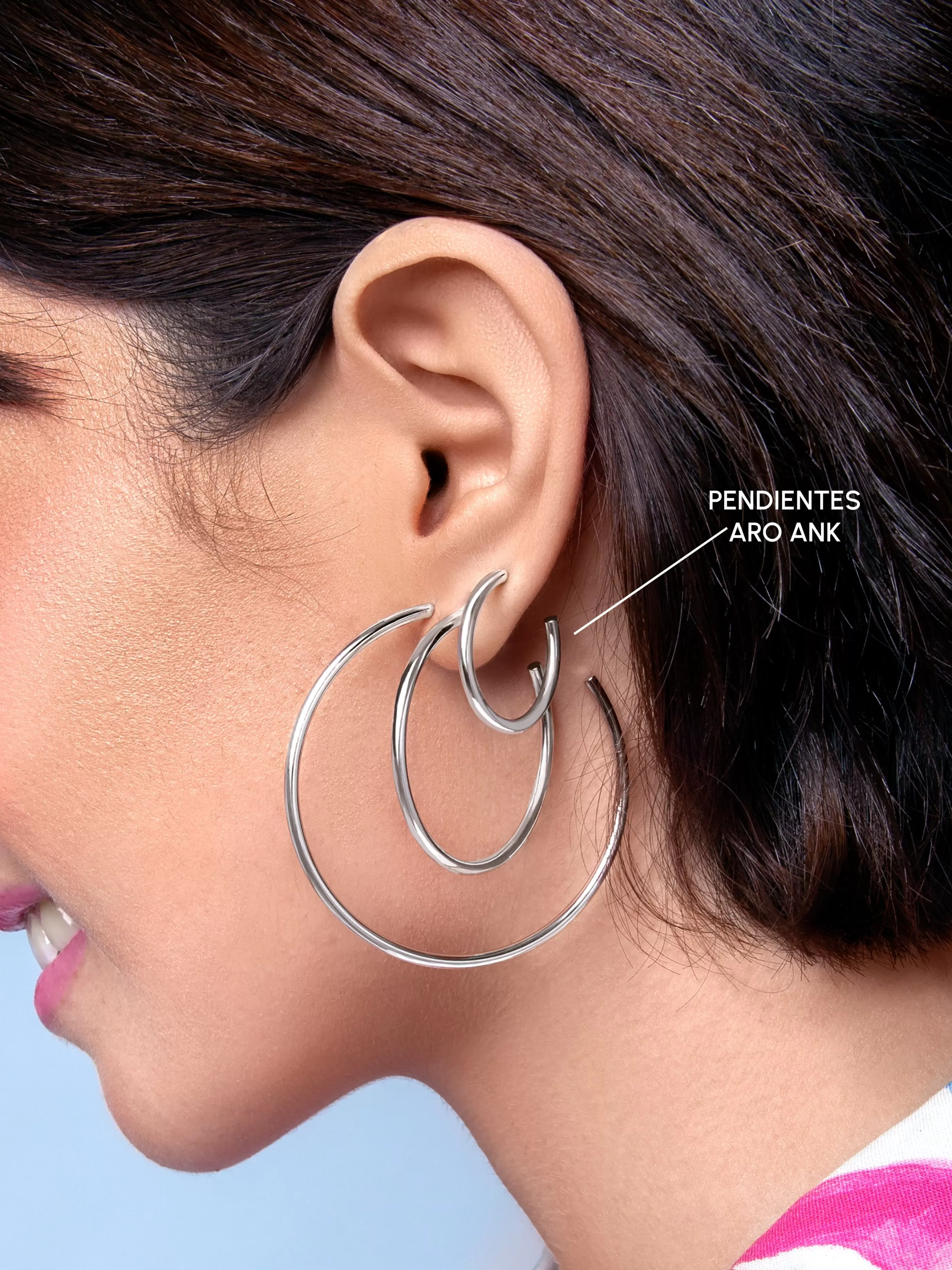 SINGULARU Pendientes Aro Ank- Aros