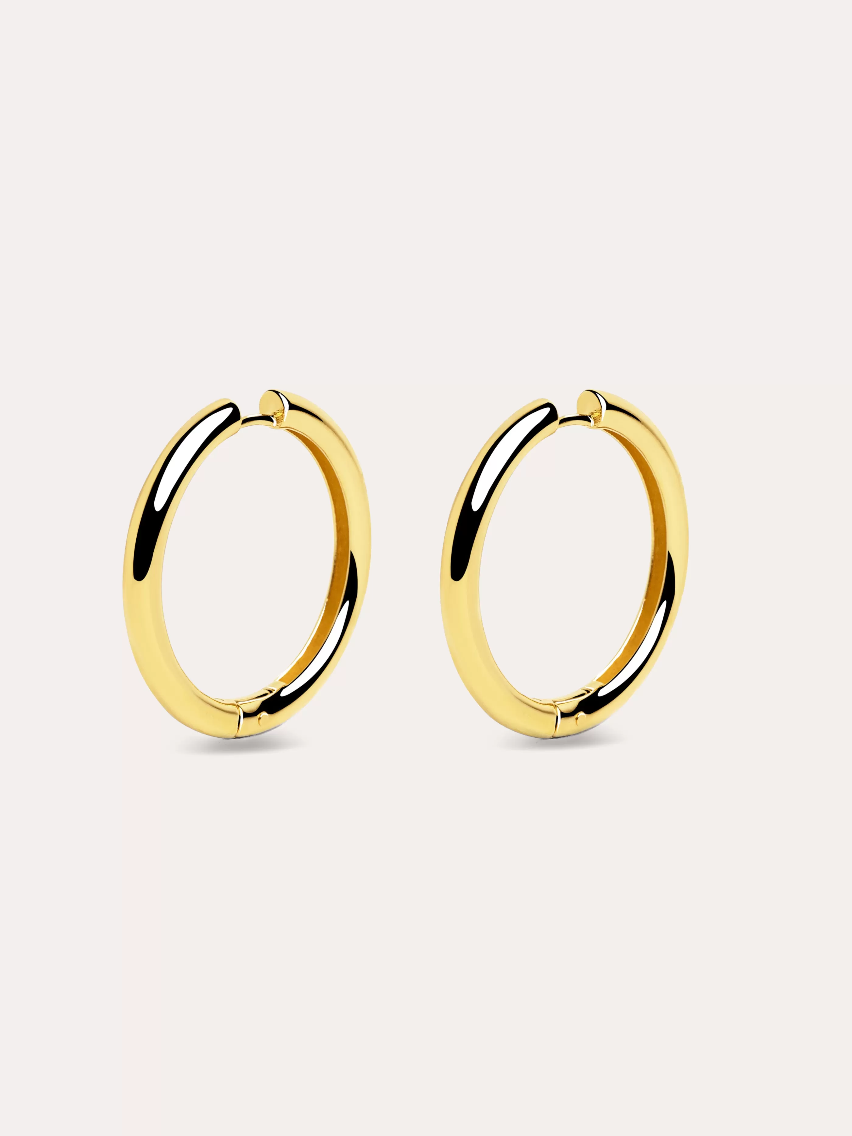 SINGULARU Pendientes Aro Carmen L Bano Oro- Aros