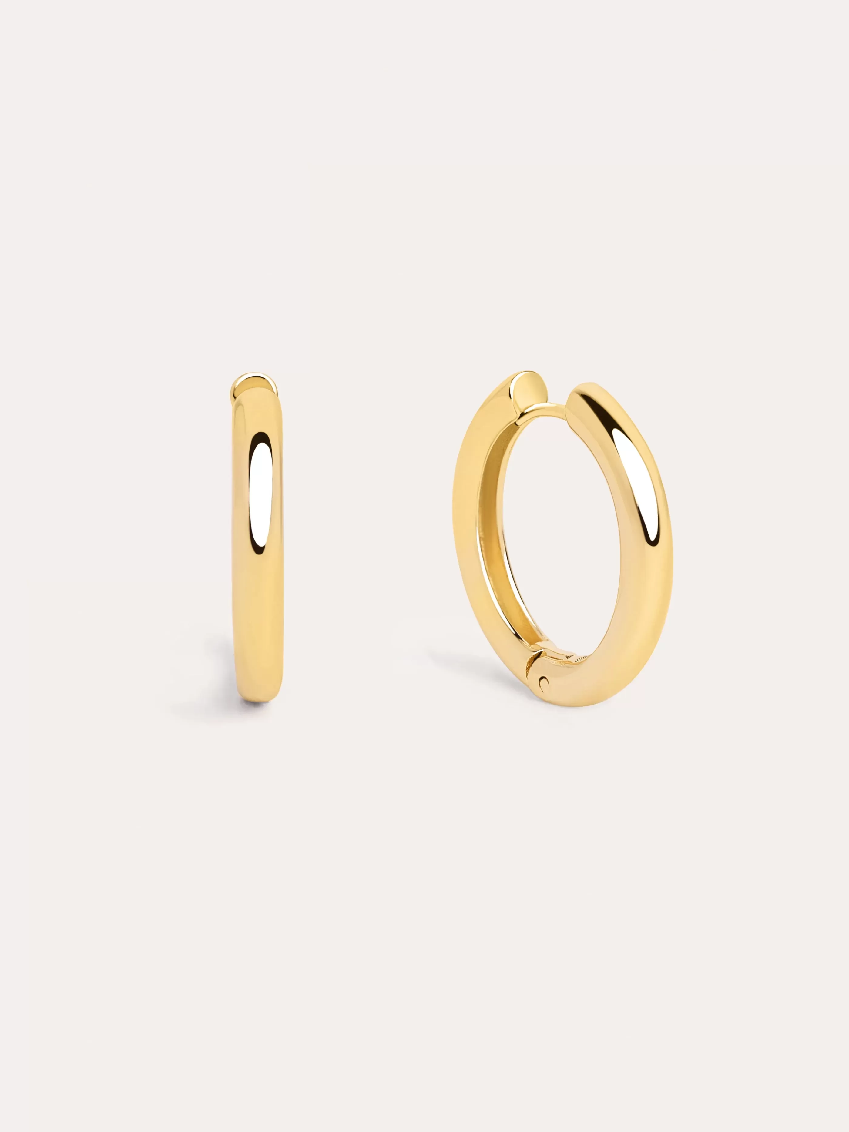 SINGULARU Pendientes Aro Carmen M Bano Oro- Aros