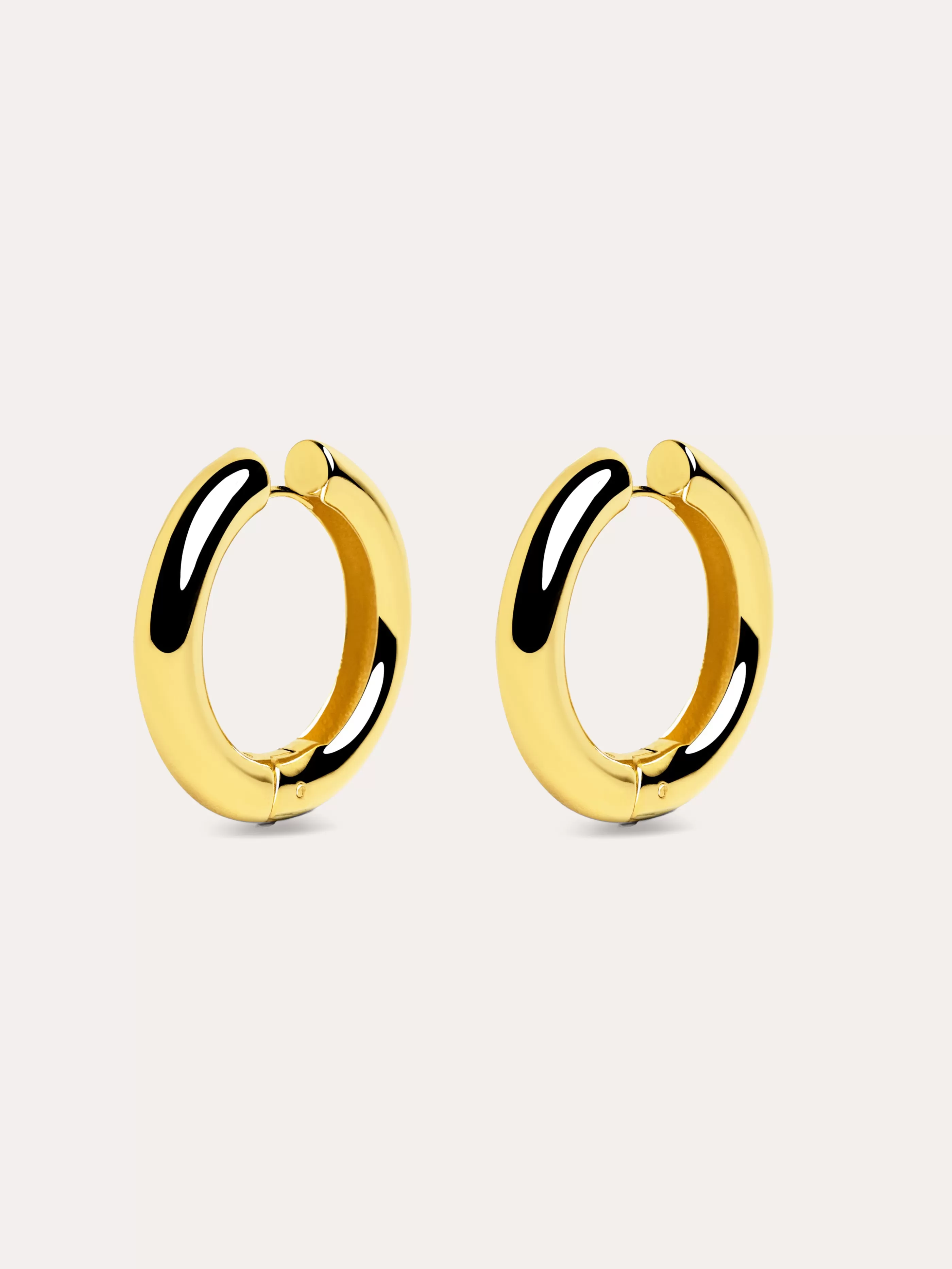SINGULARU Pendientes Aro Carmen Xl Bano Oro- Aros
