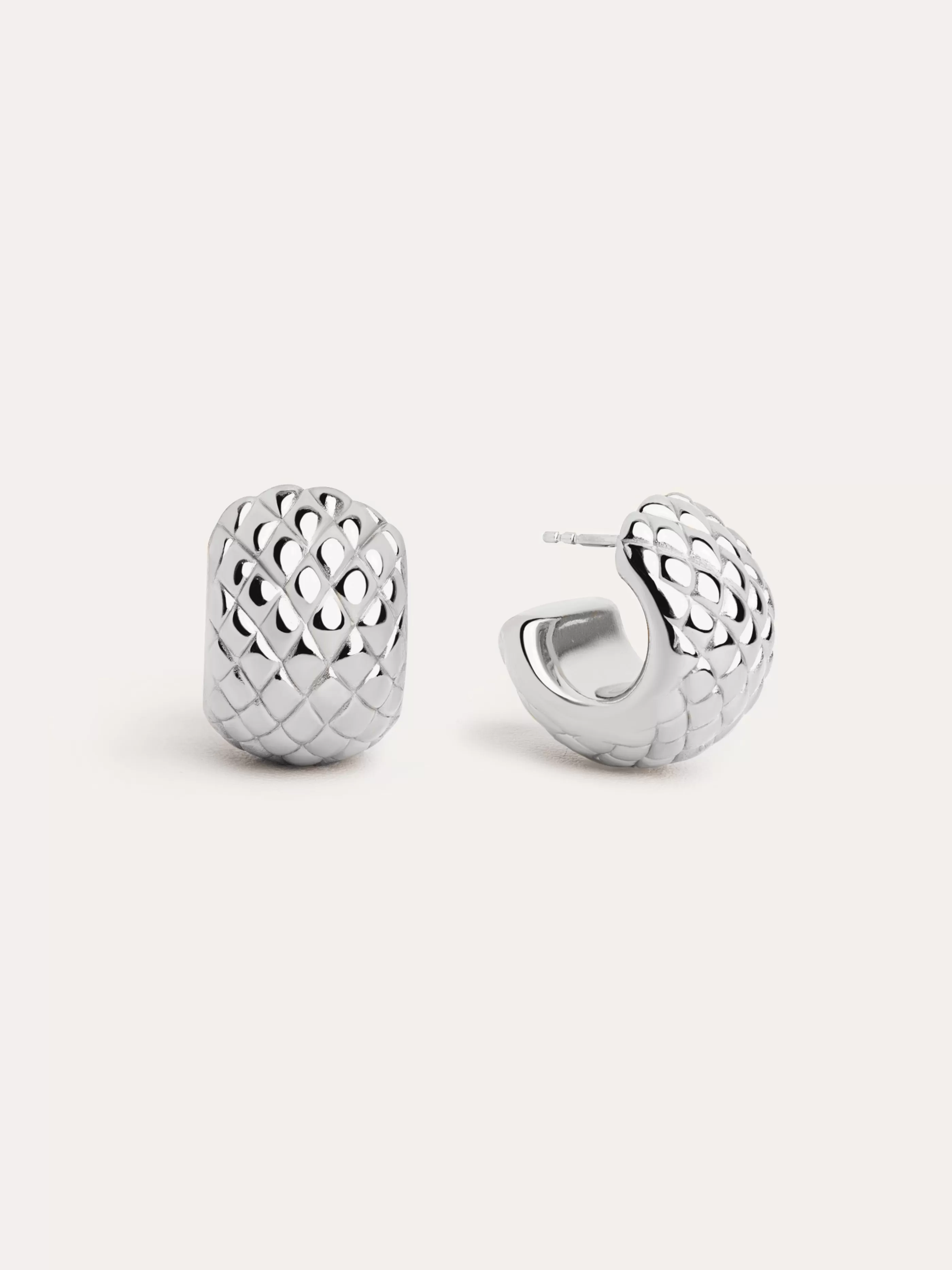 SINGULARU Pendientes Aro Cayman Plata- Aros