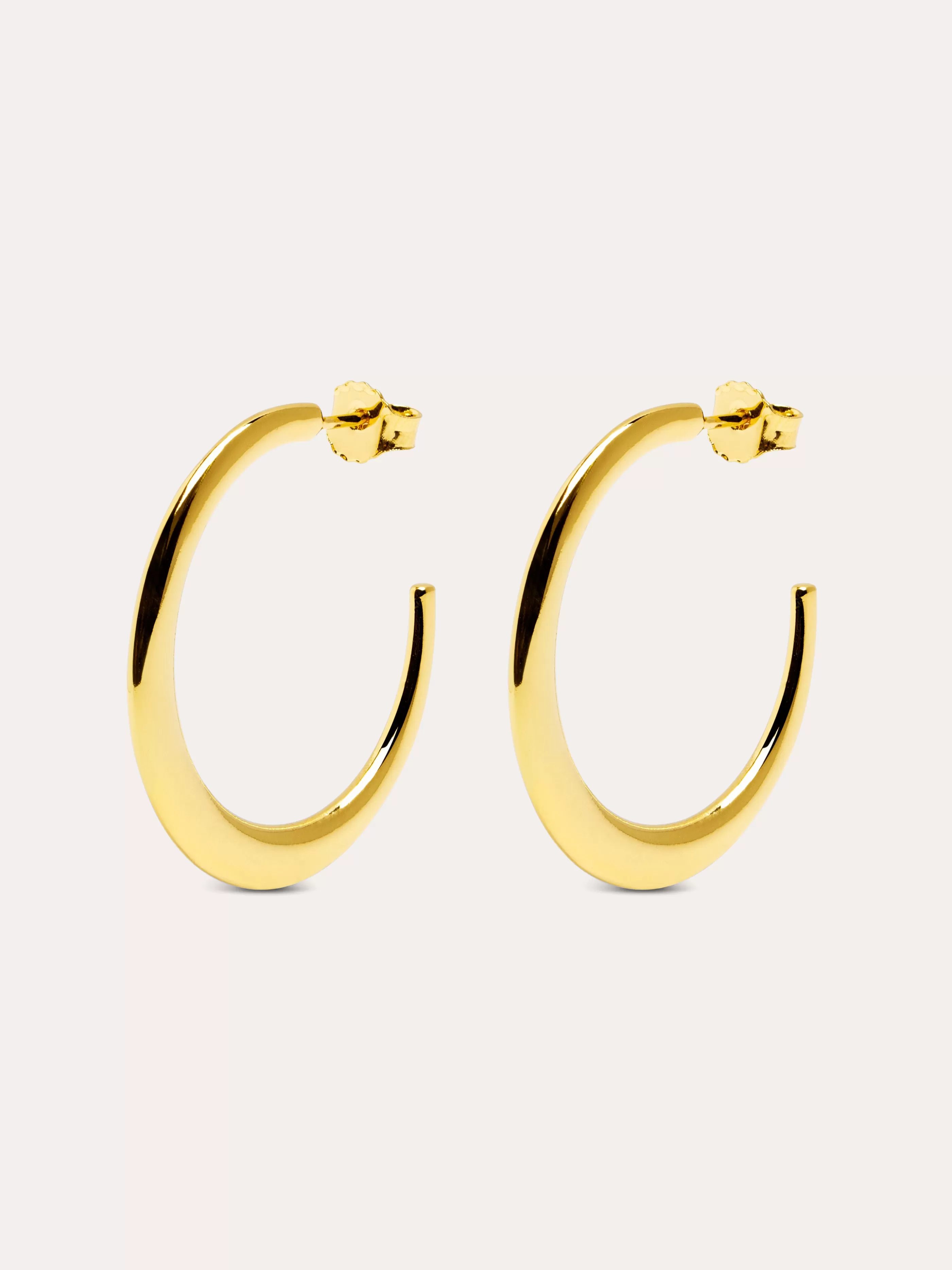 SINGULARU Pendientes Aro Cenit Bano Oro- Aros