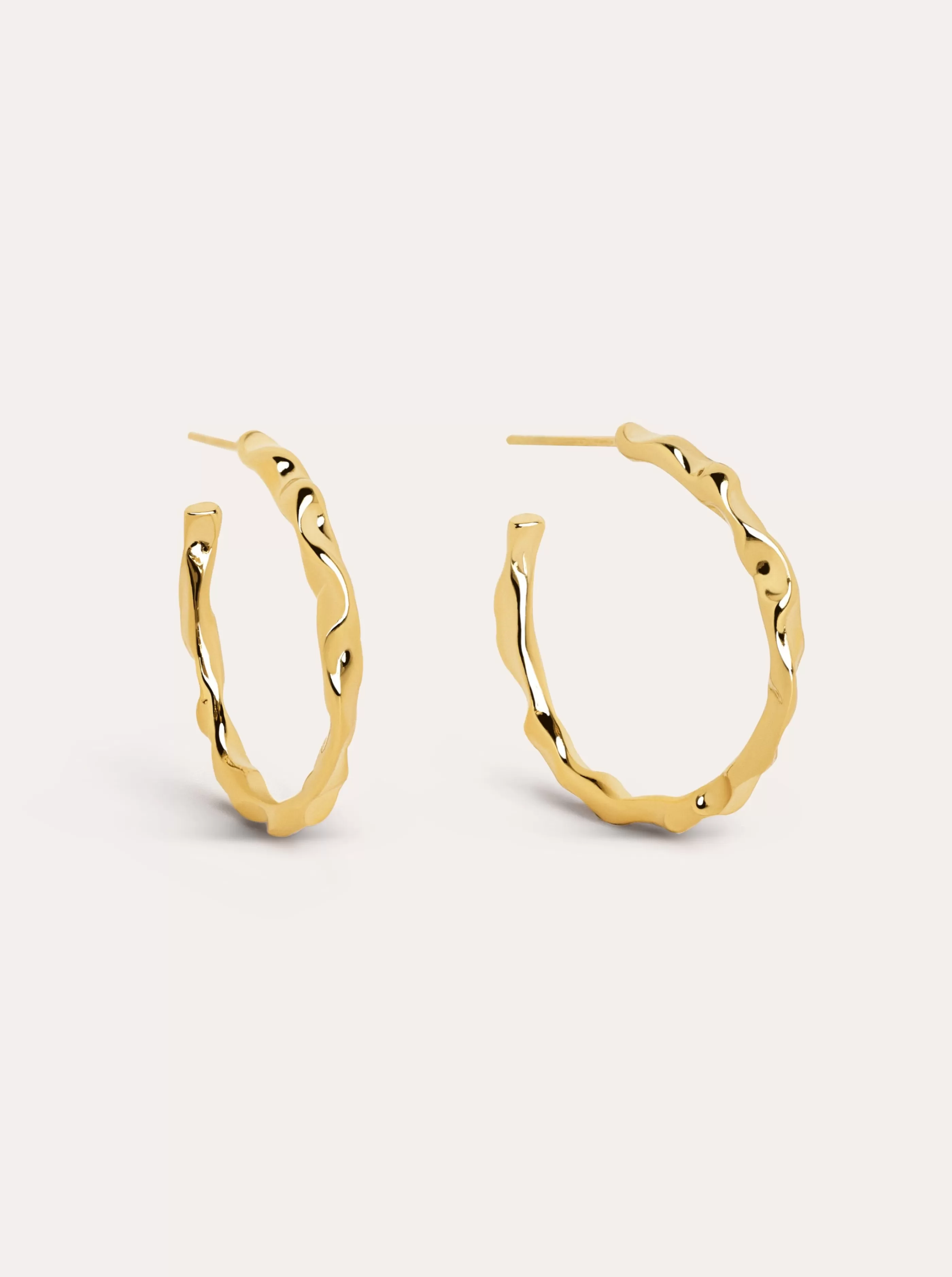 SINGULARU Pendientes Aro Lake Bano Oro- Aros