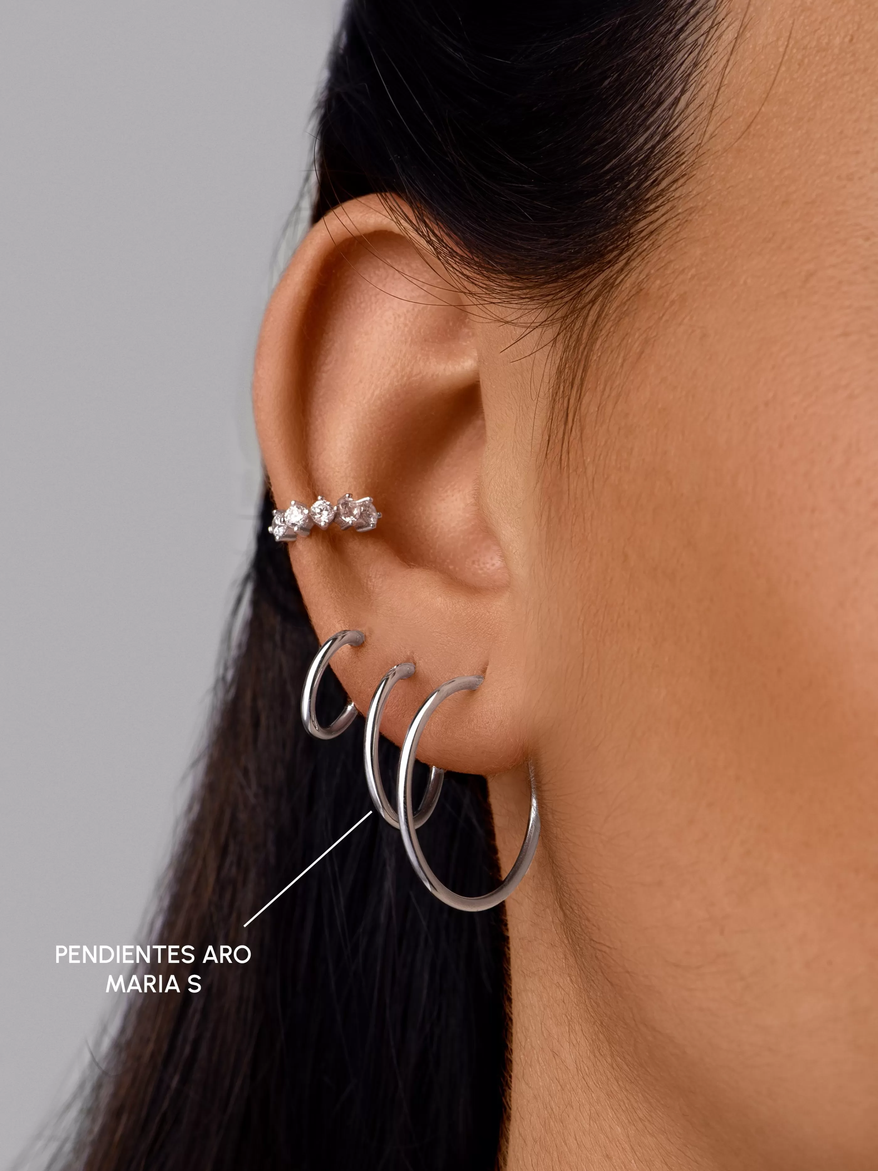 SINGULARU Pendientes Aro Maria S- Aros