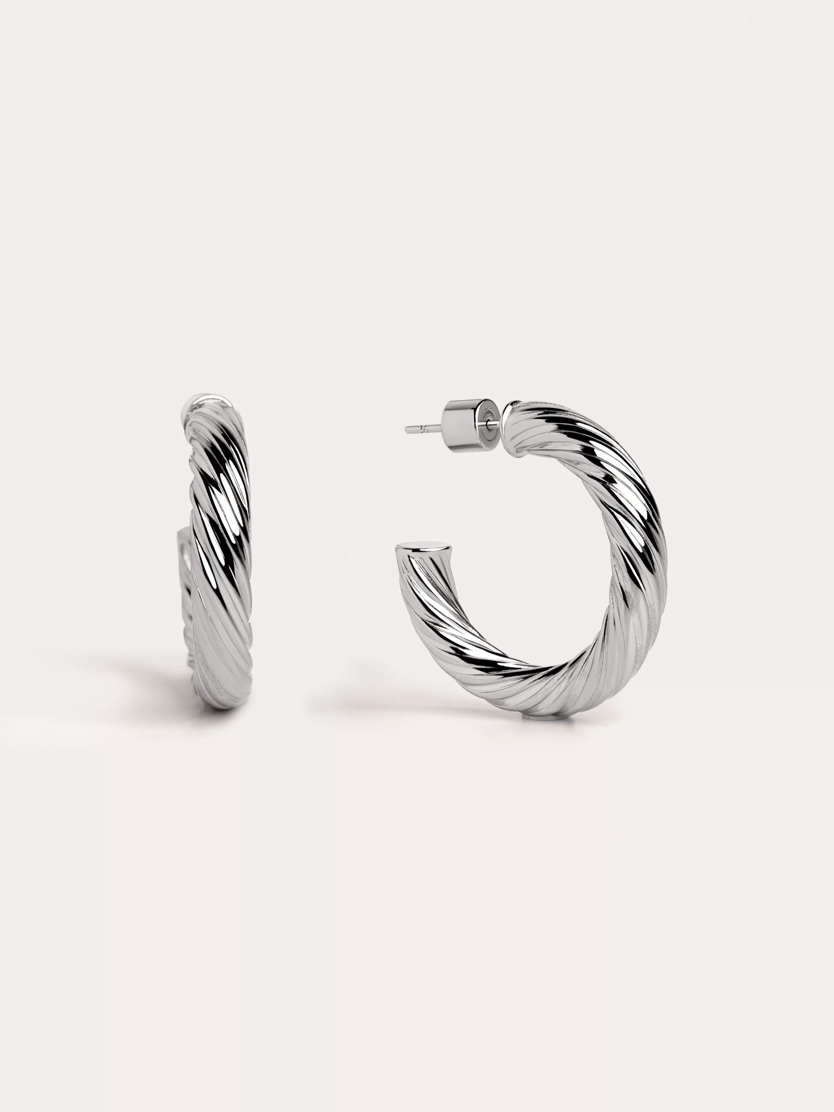 SINGULARU Pendientes Aro Mombasa Twine- Aros