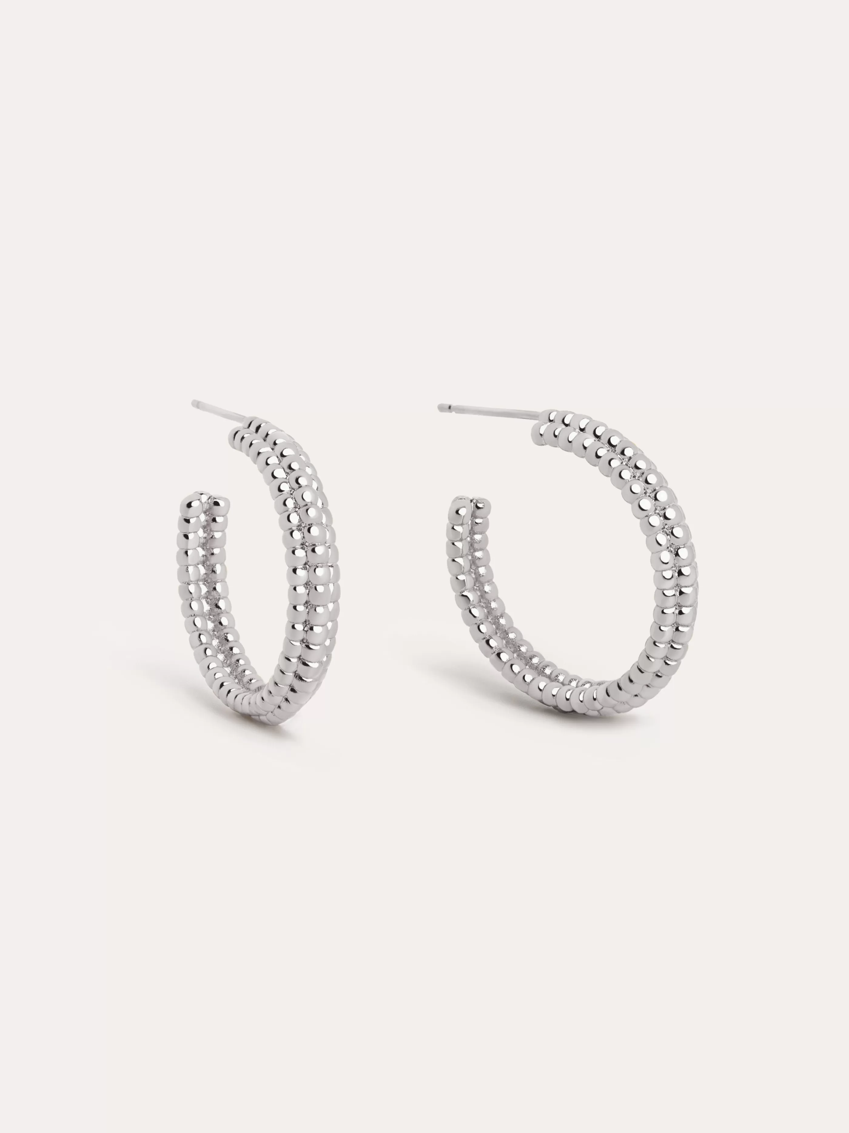 SINGULARU Pendientes Aro Triple Pebbles- Aros