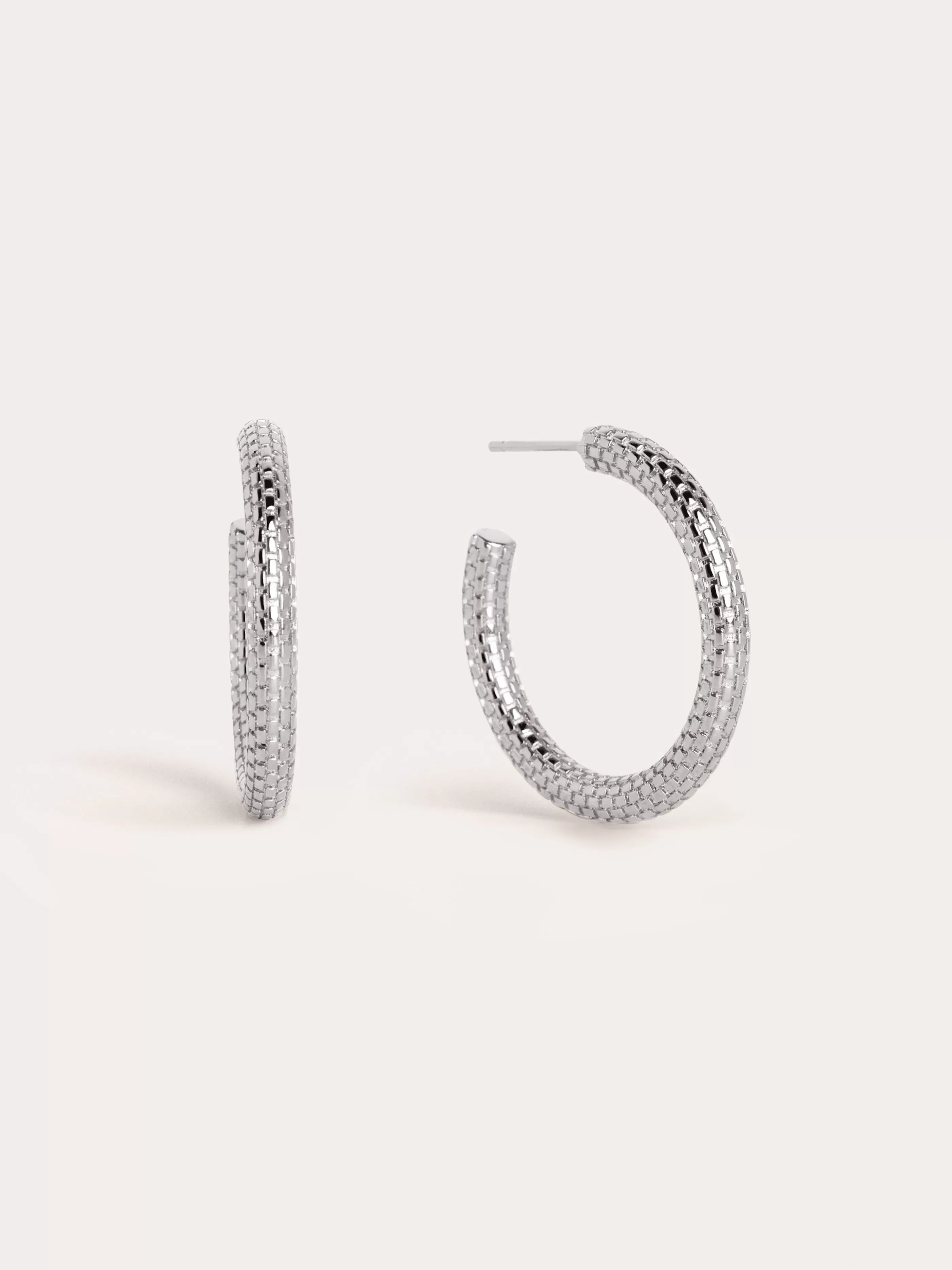SINGULARU Pendientes Aro Tube Rope- Aros