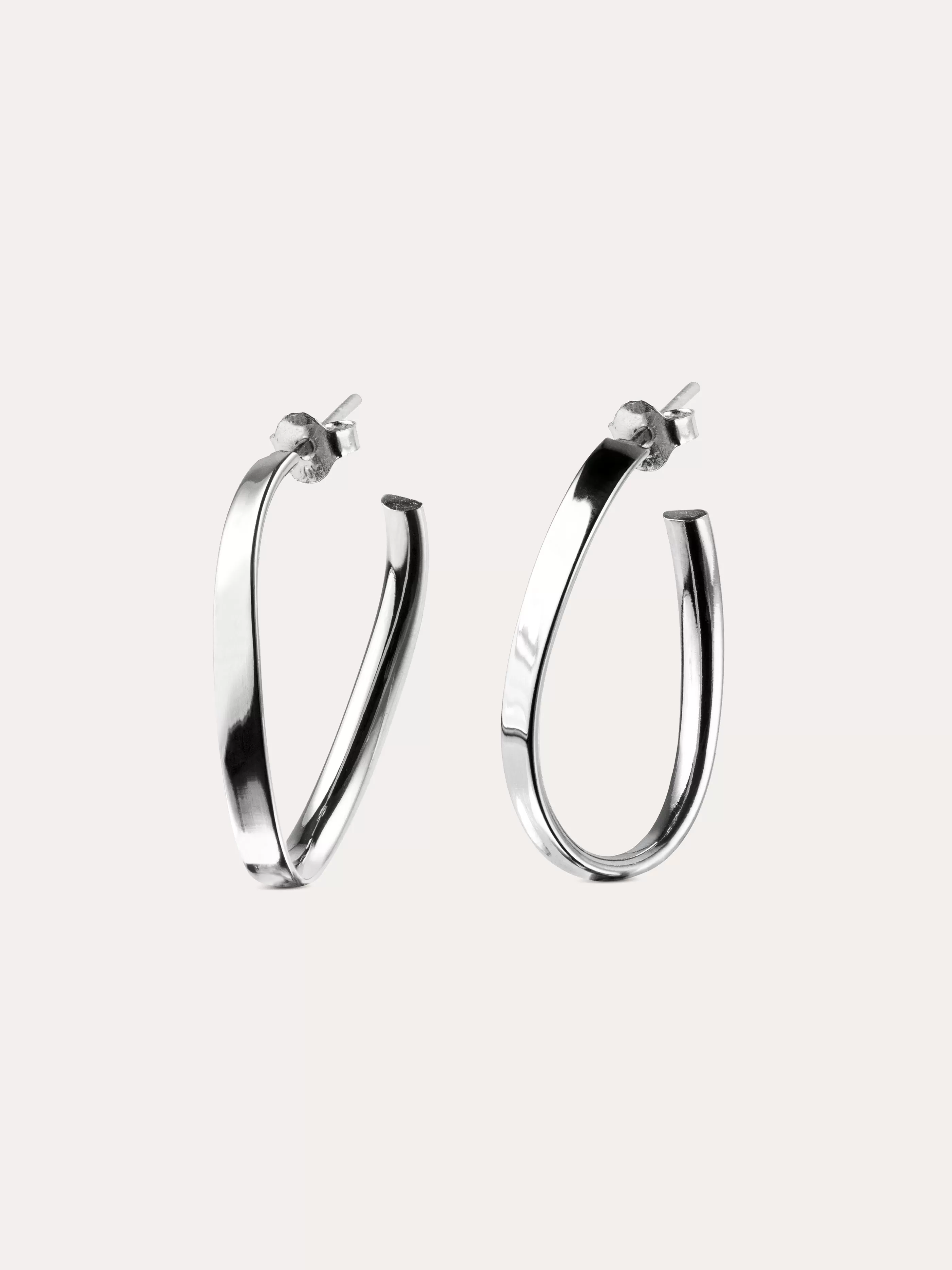 SINGULARU Pendientes Obbo Plata- Aros