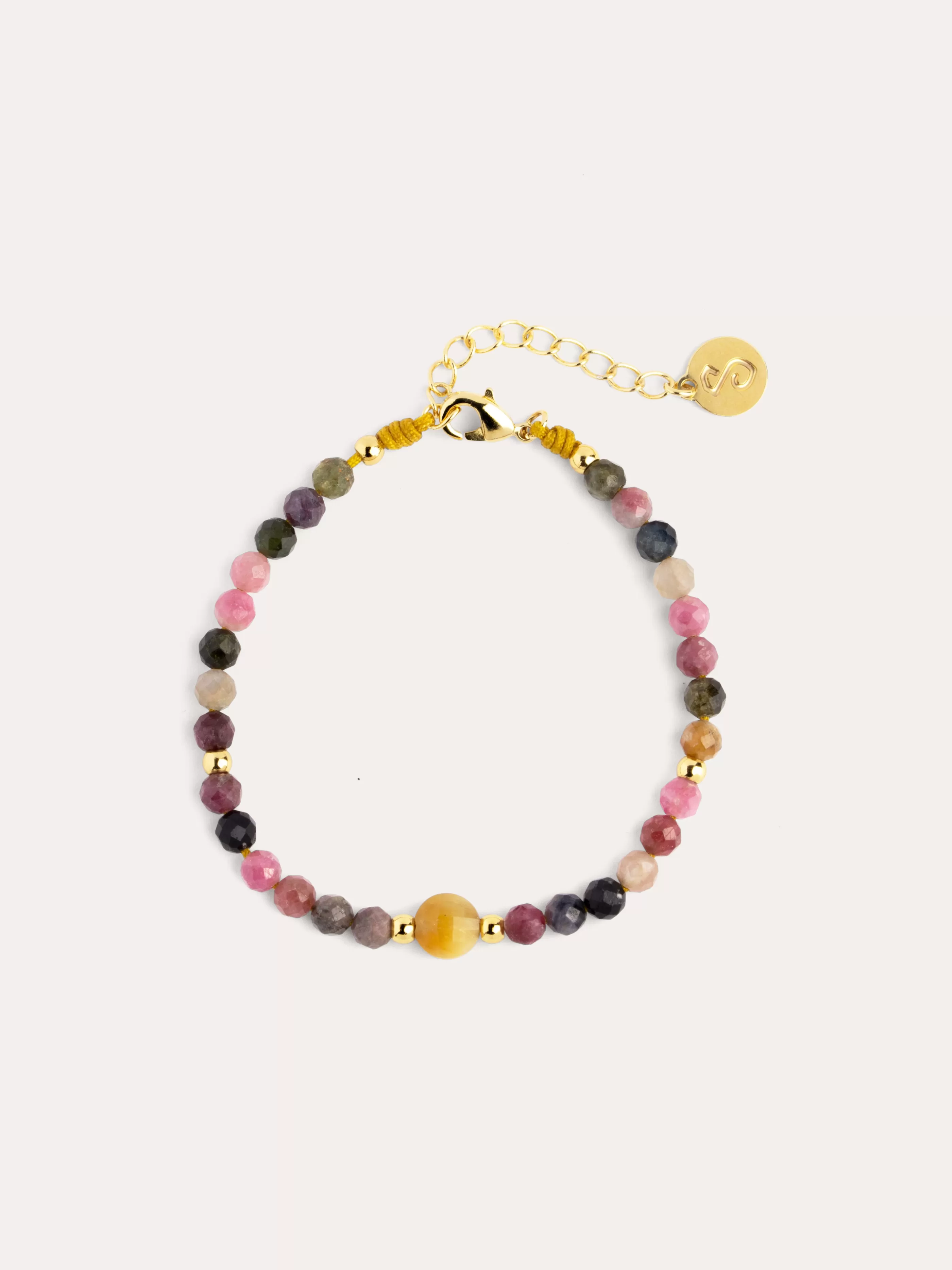 SINGULARU Pulsera Amulet Cats Eye Bano Oro- Pulseras De Colores