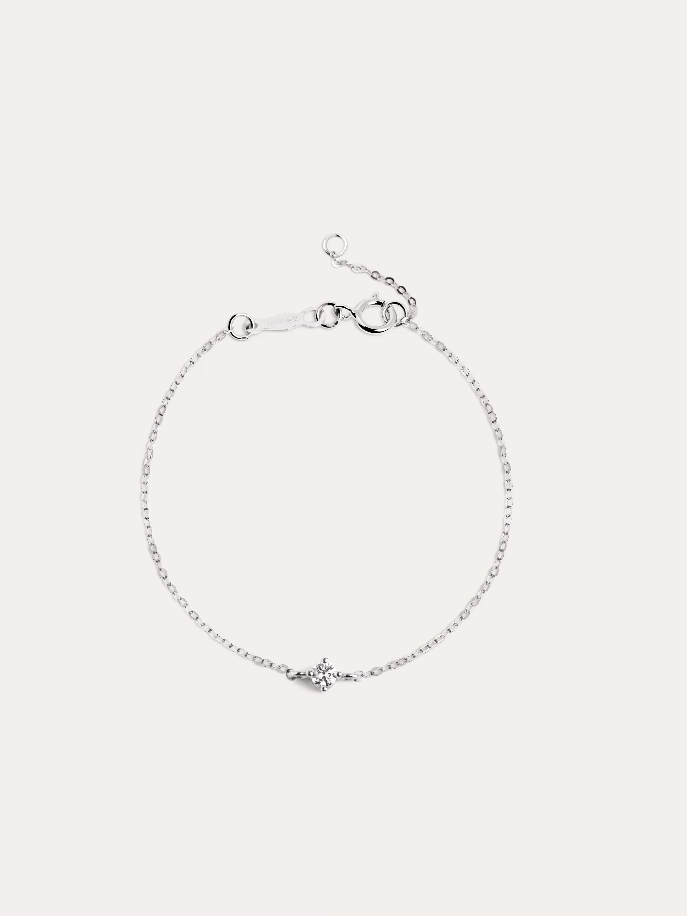 SINGULARU Pulsera Dianna Oro Blanco 18Kt Con Diamantes- Joyas Oro 18Kt Y Diamantes