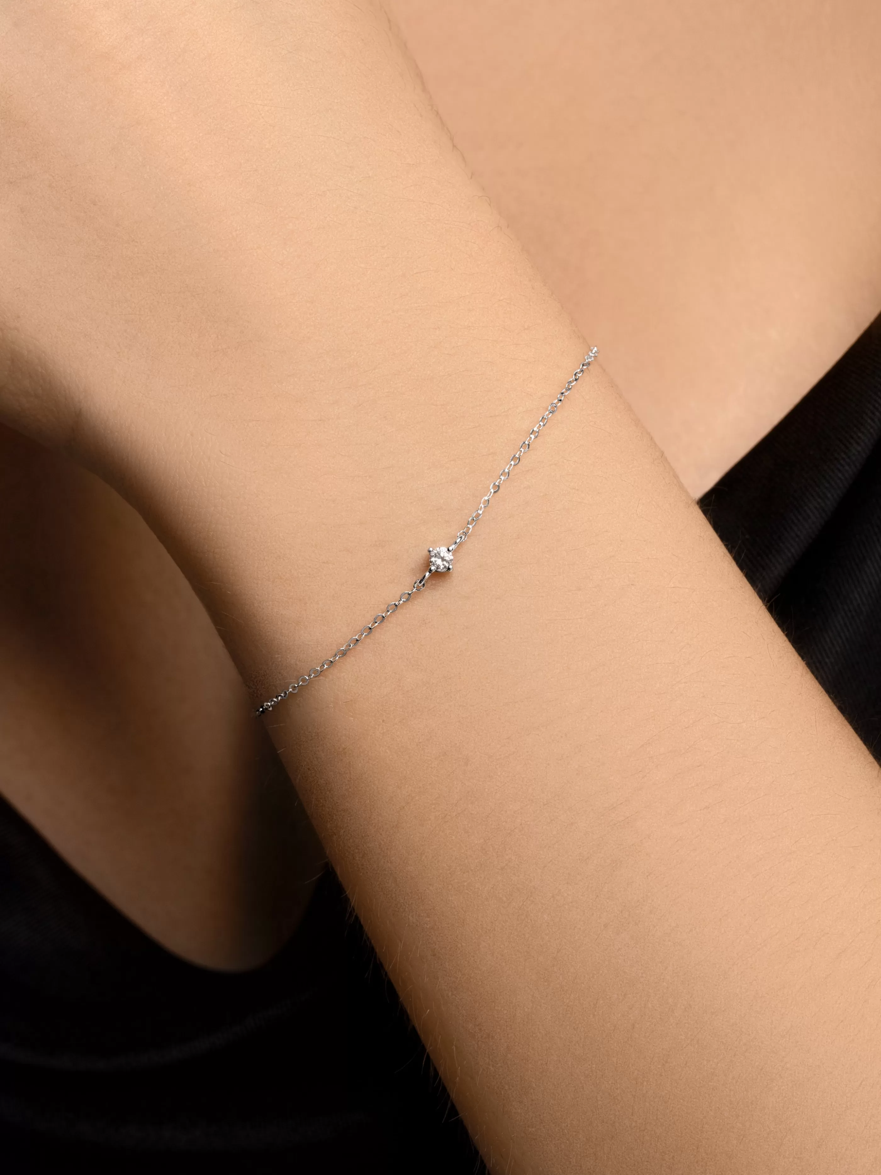SINGULARU Pulsera Dianna Oro Blanco 18Kt Con Diamantes- Joyas Oro 18Kt Y Diamantes
