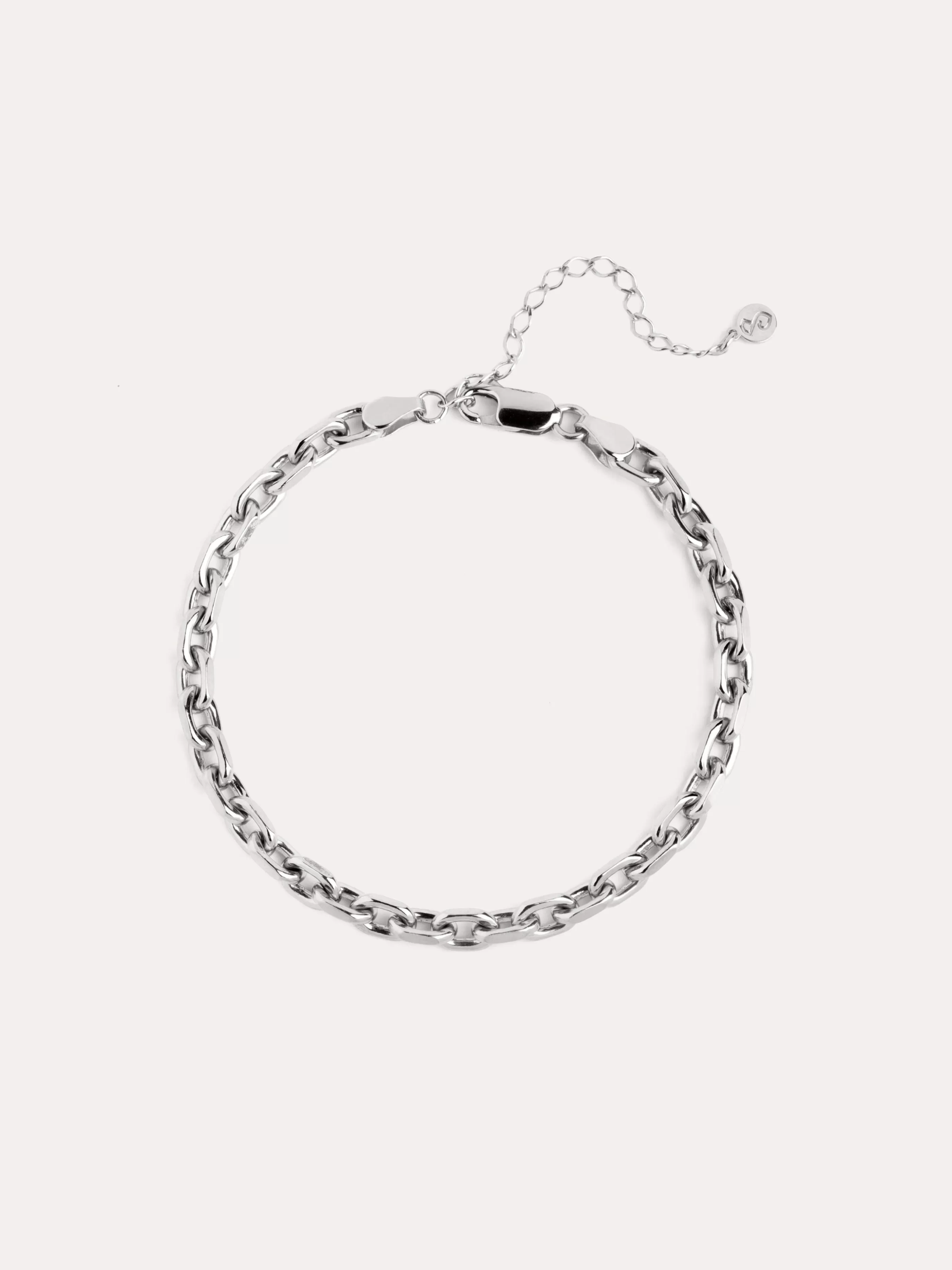 SINGULARU Pulsera Maillon Boxy Plata- Pulseras Maillon