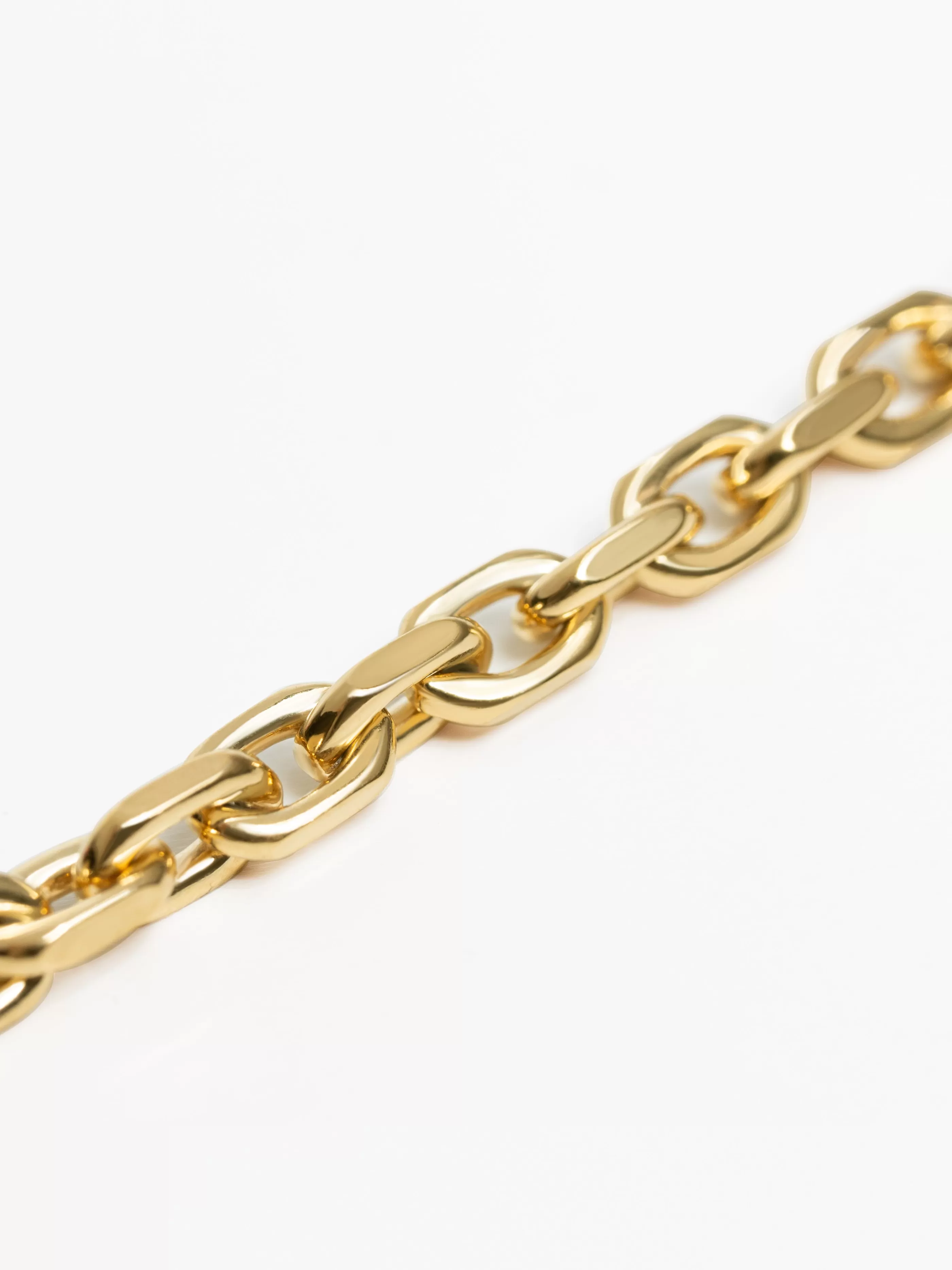 SINGULARU Pulsera Maillon Boxy Plata Bano Oro- Pulseras Maillon