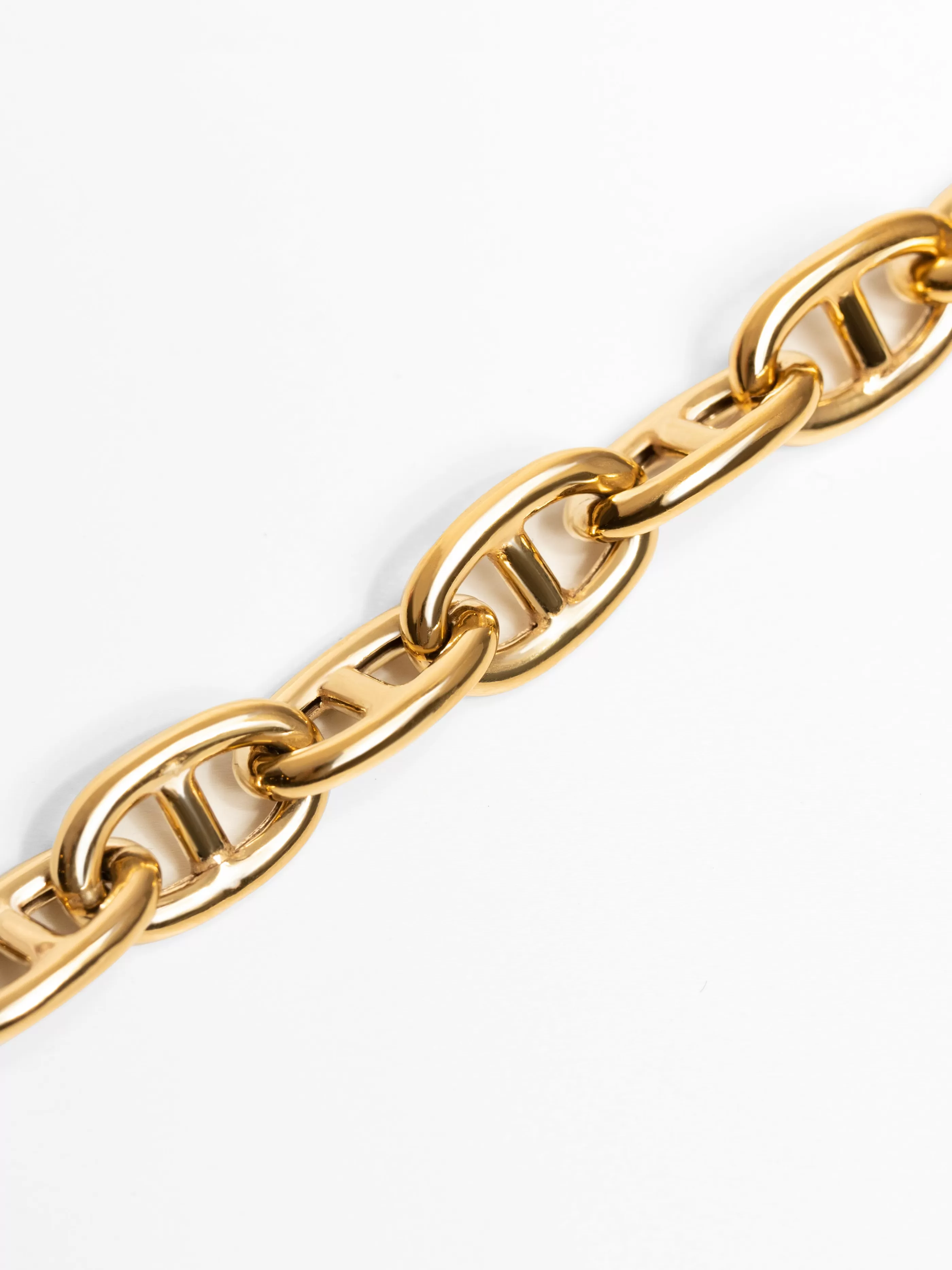 SINGULARU Pulsera Maillon Sailor Plata Bano Oro- Pulseras Maillon