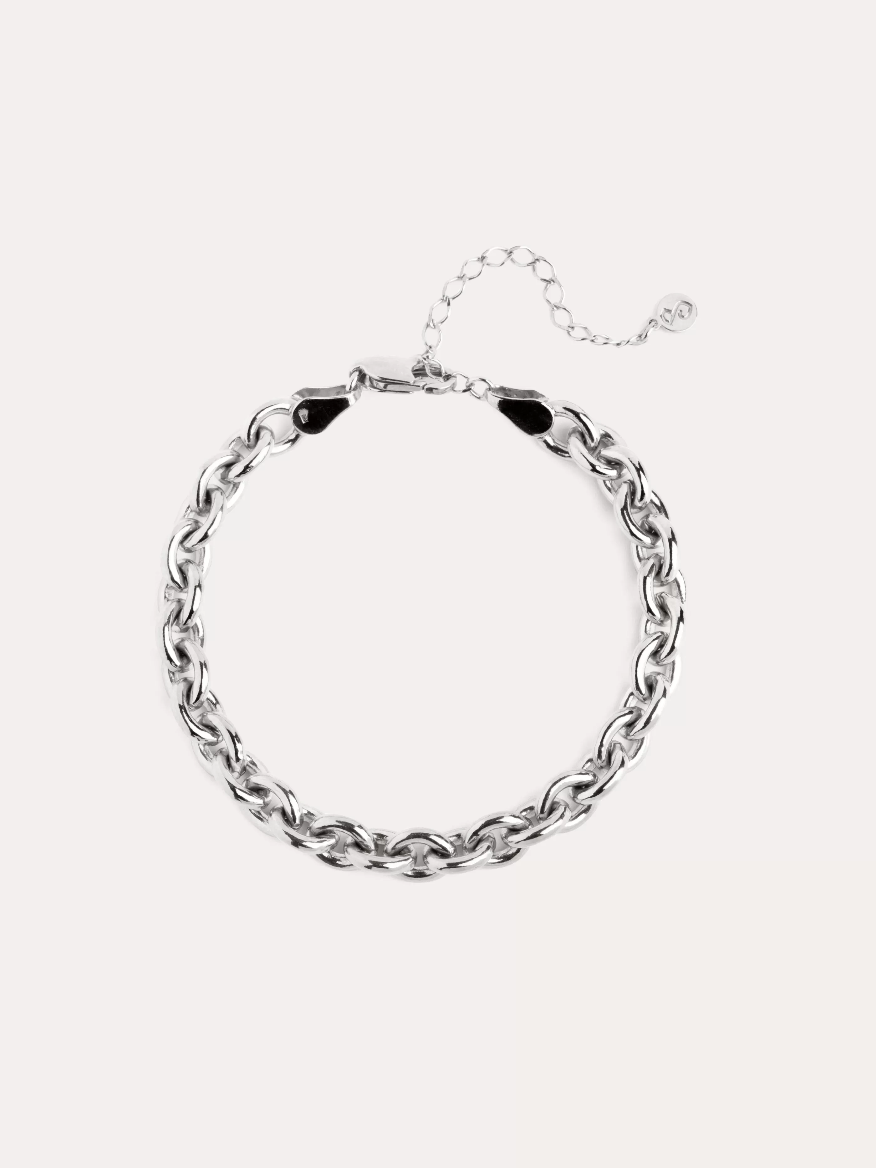 SINGULARU Pulsera Maillon Solid Plata- Pulseras Maillon