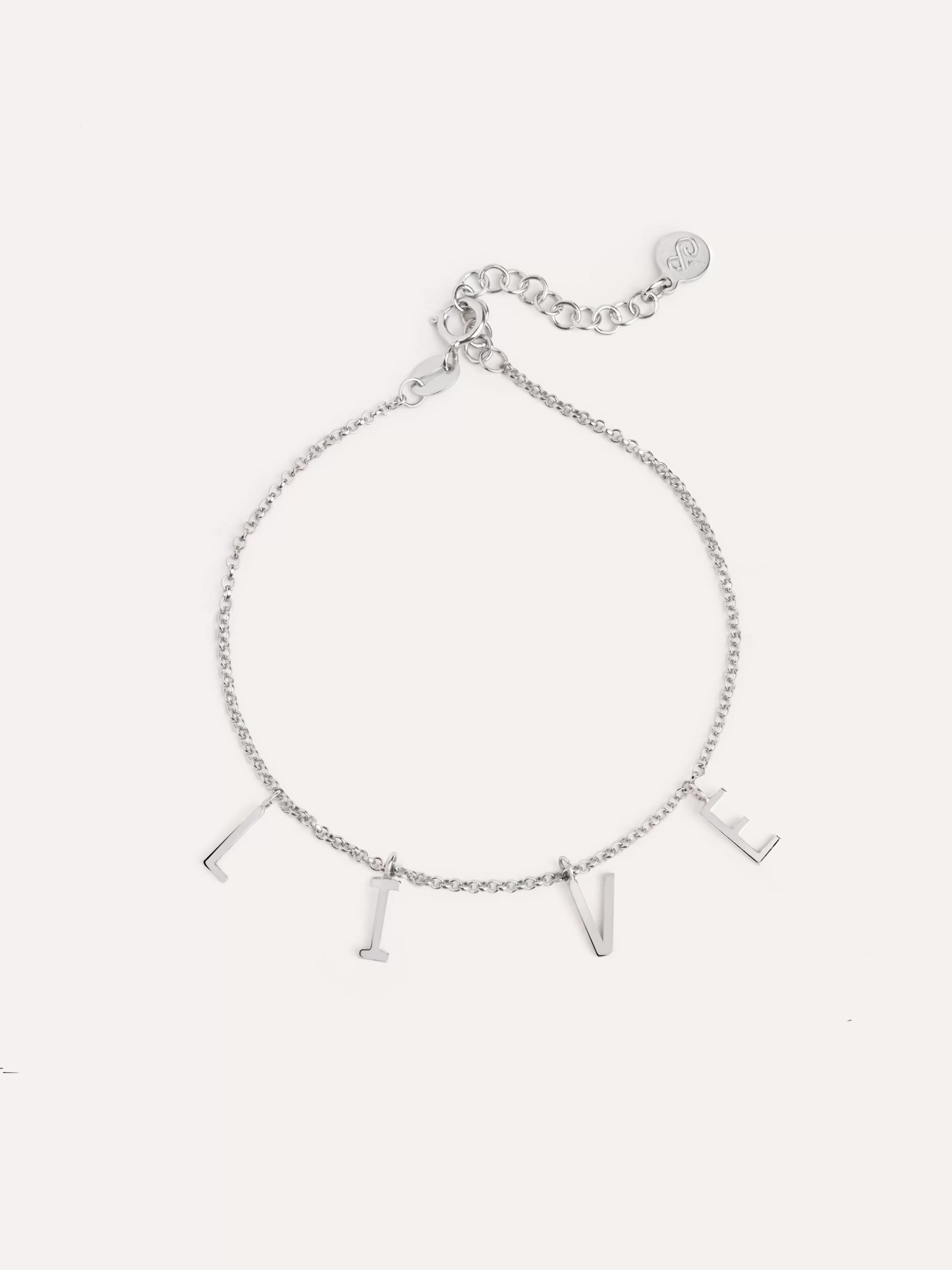SINGULARU Pulsera Personalizada Letters Plata- Pulseras Personalizadas